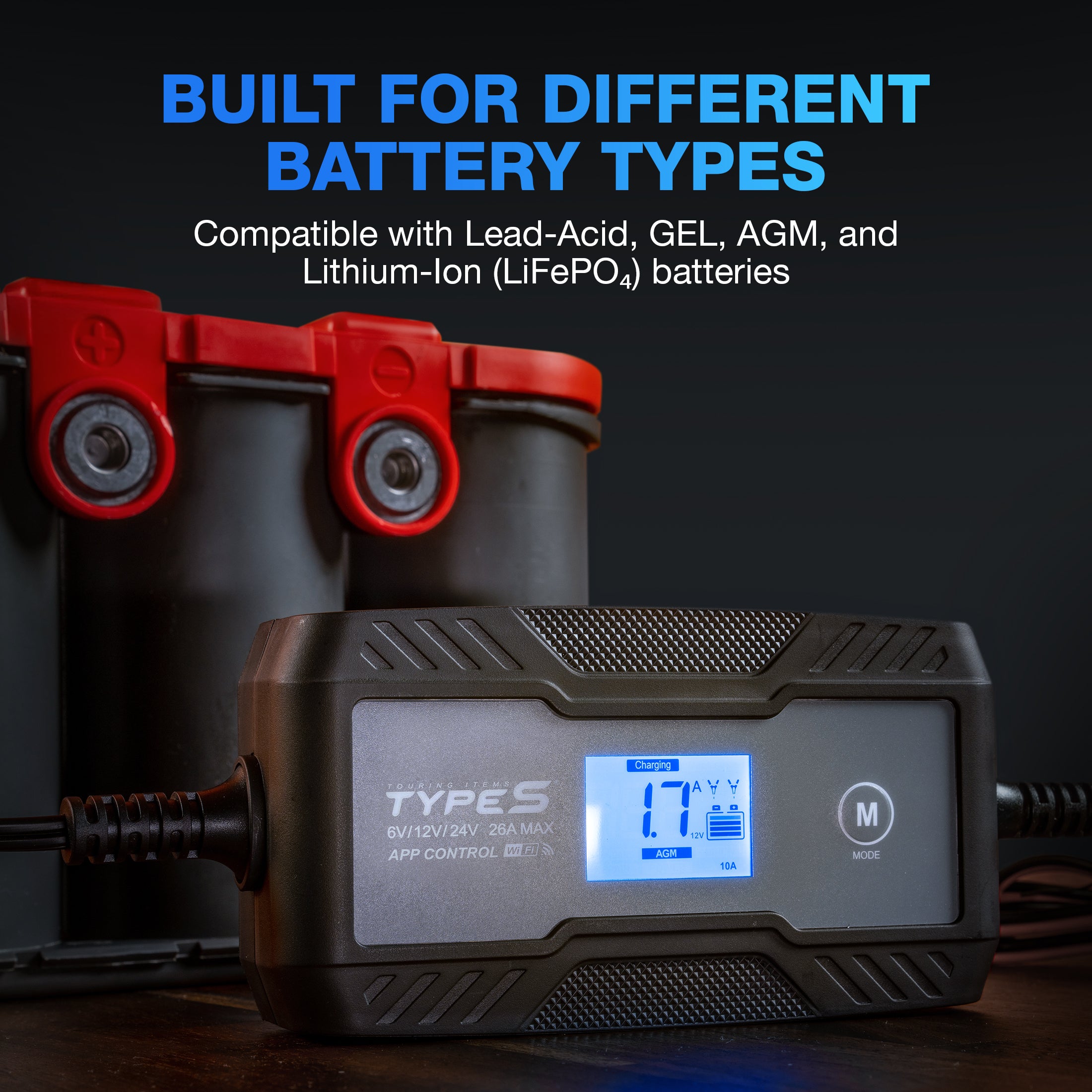 TYPE S 26A Battery Charger & Maintainer