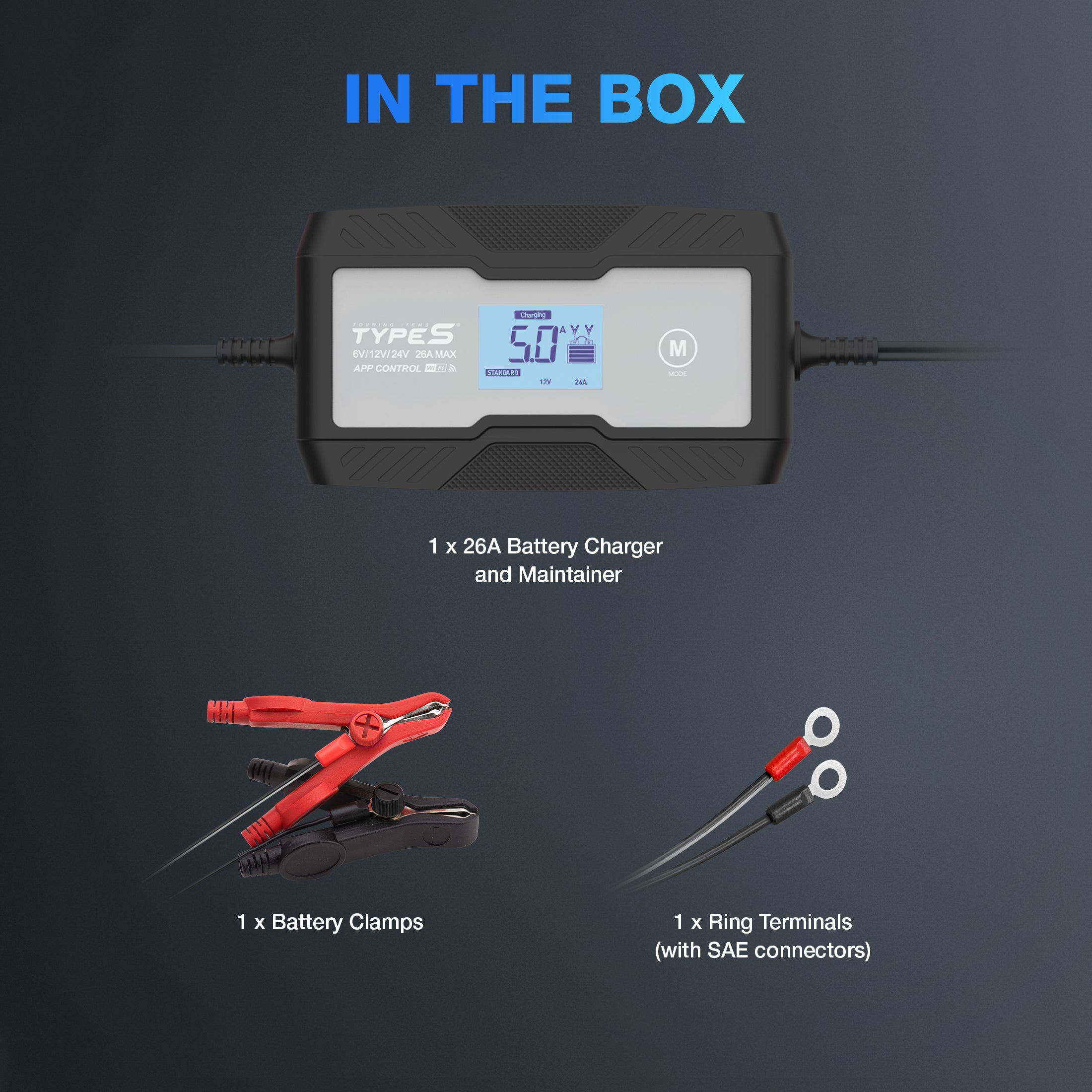 TYPE S 26A Battery Charger & Maintainer