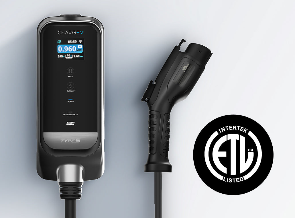 CHARGEEV 40A Level 2 Charger, Compatible with All EV Models
