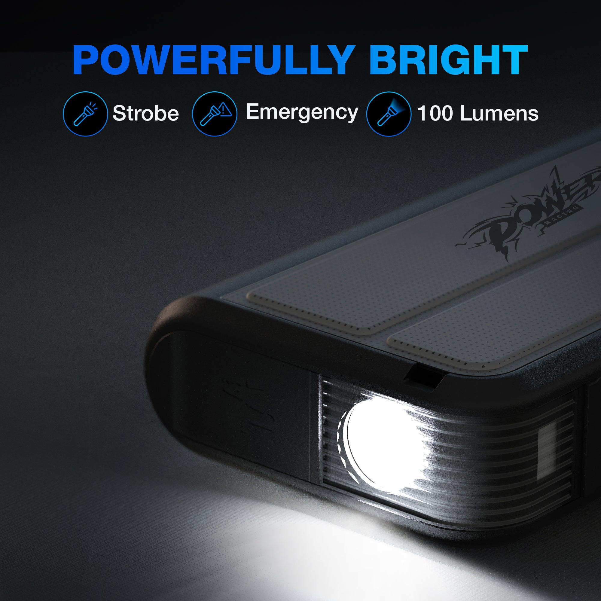 Mike Power 8000mAh Wireless Jump Starter with Built-in Cable