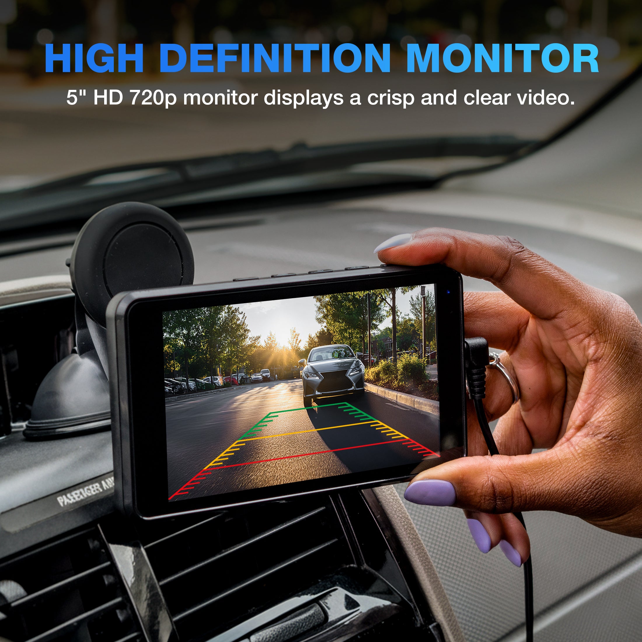 TYPE S HD Backup Camera With 5" Monitor