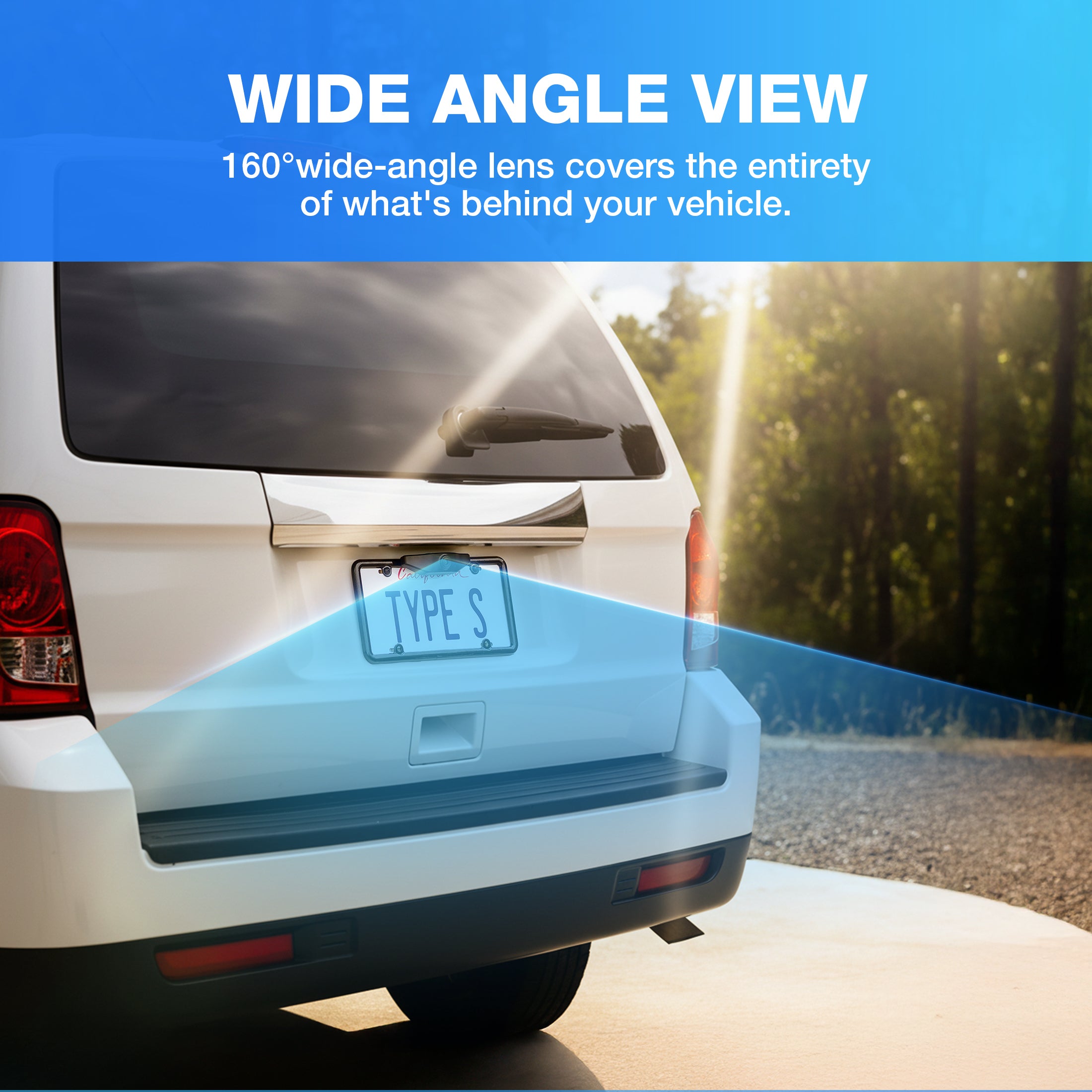 TYPE S HD Backup Camera With 5" Monitor