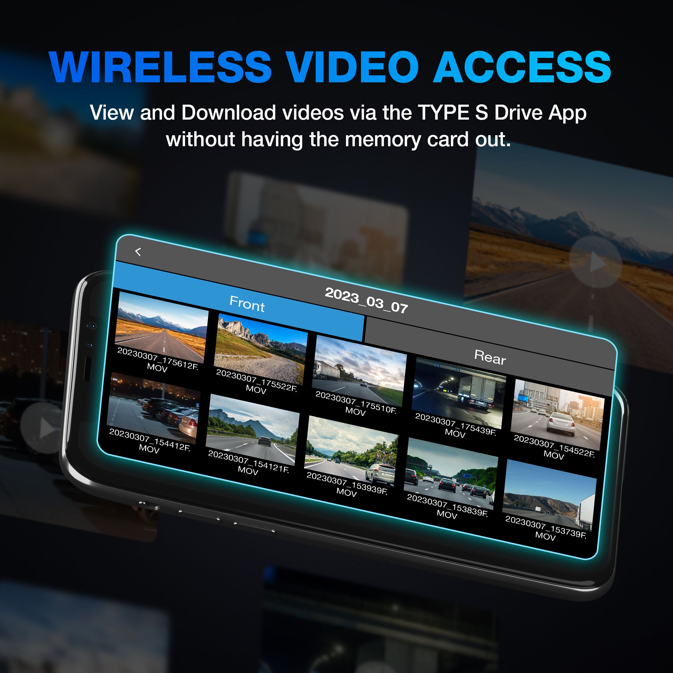 T402 Dual View 4K Dashcam with Enhanced AI features