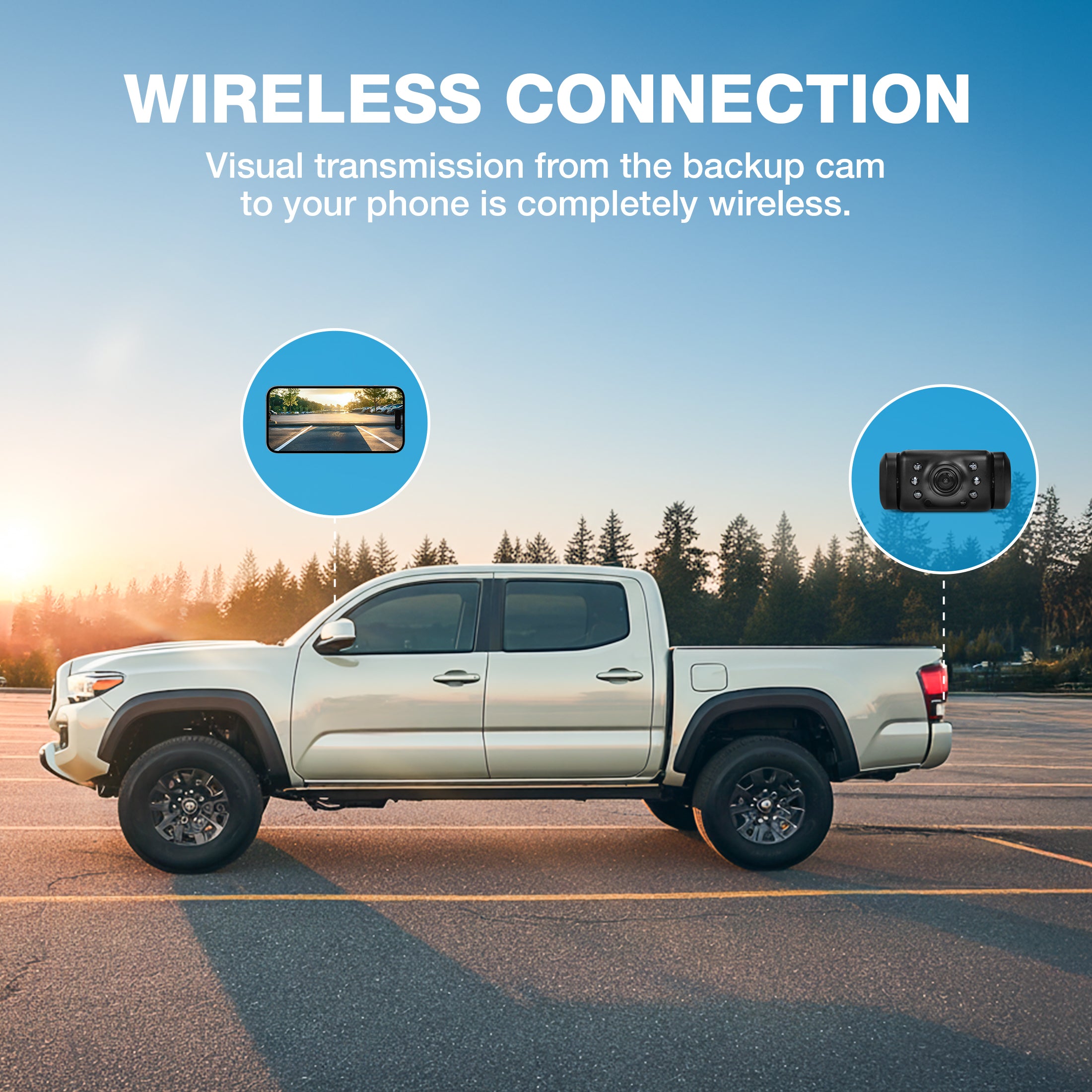 TYPE S Wireless App View Hardwired Backup Camera