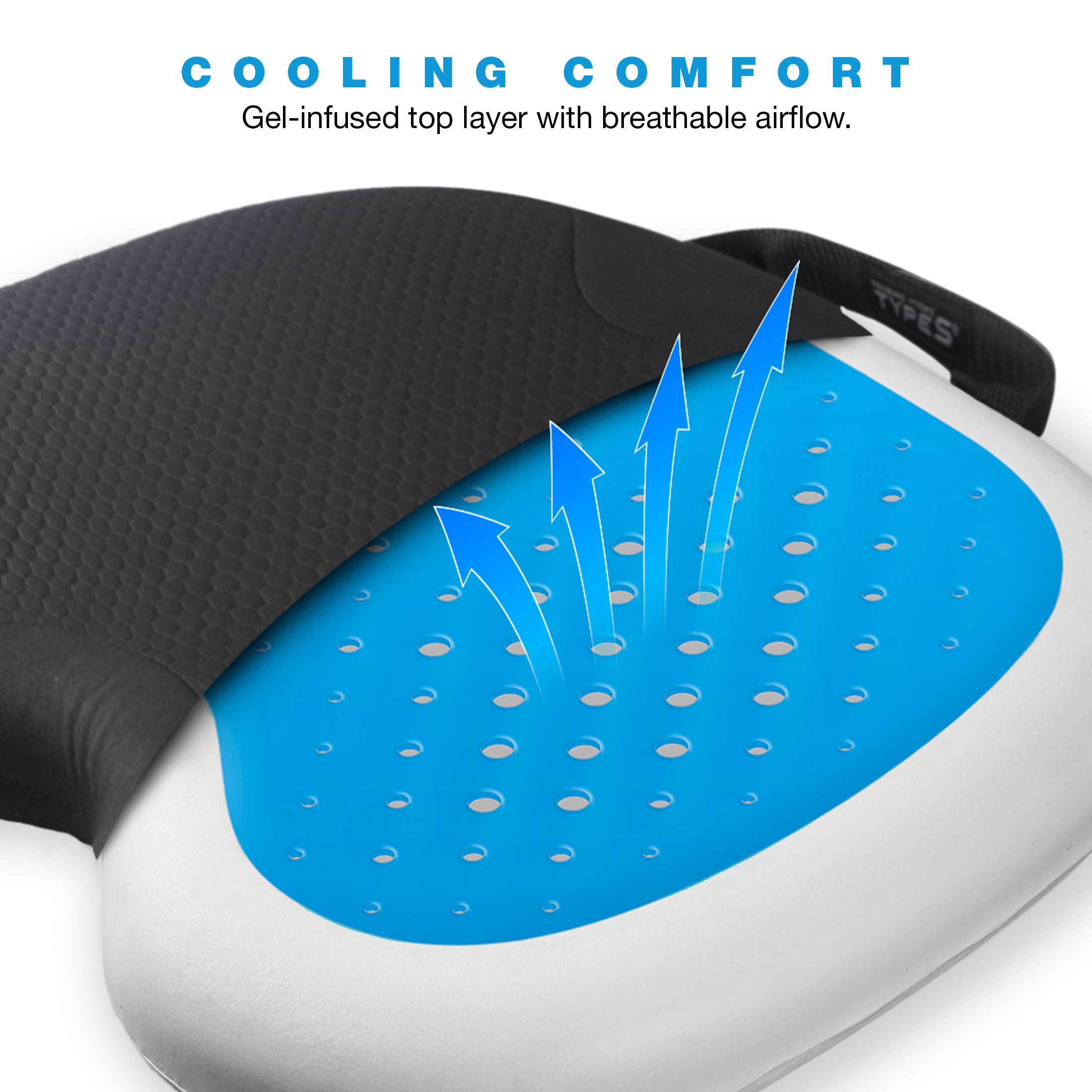 Comfort Gel Seat Cushion 2 Pack