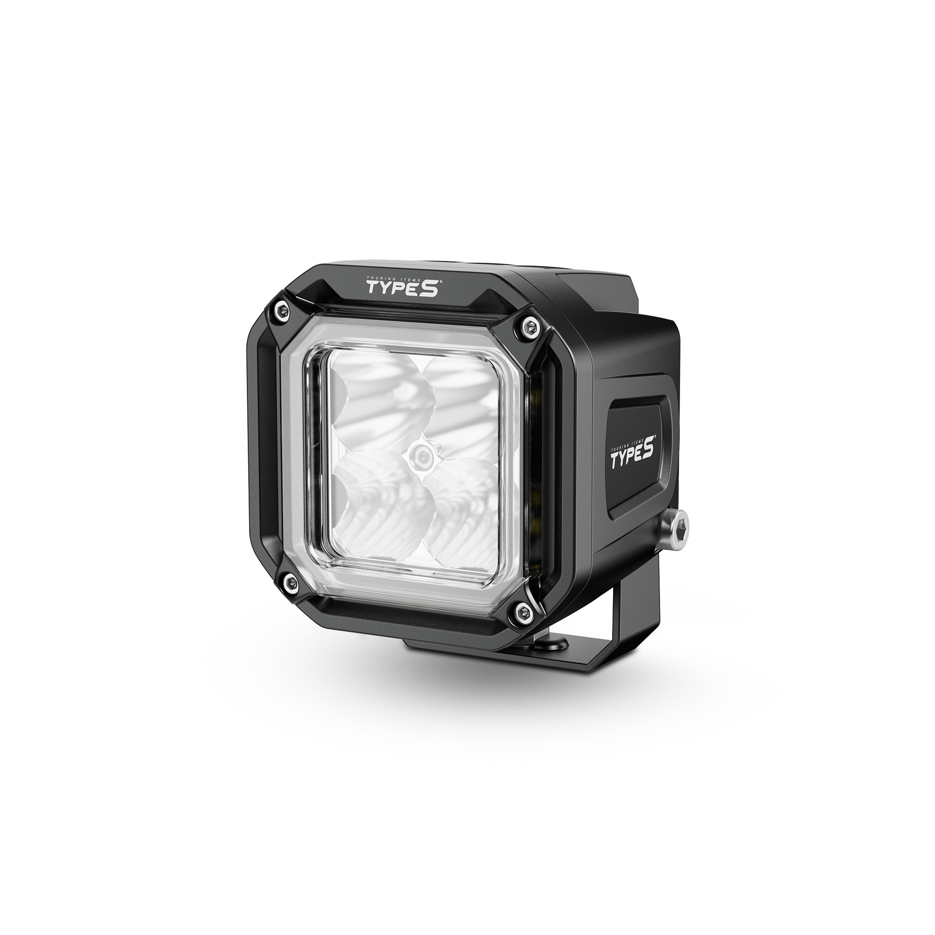 Elevate 4” Flood Cube Light with Amber Accent Light