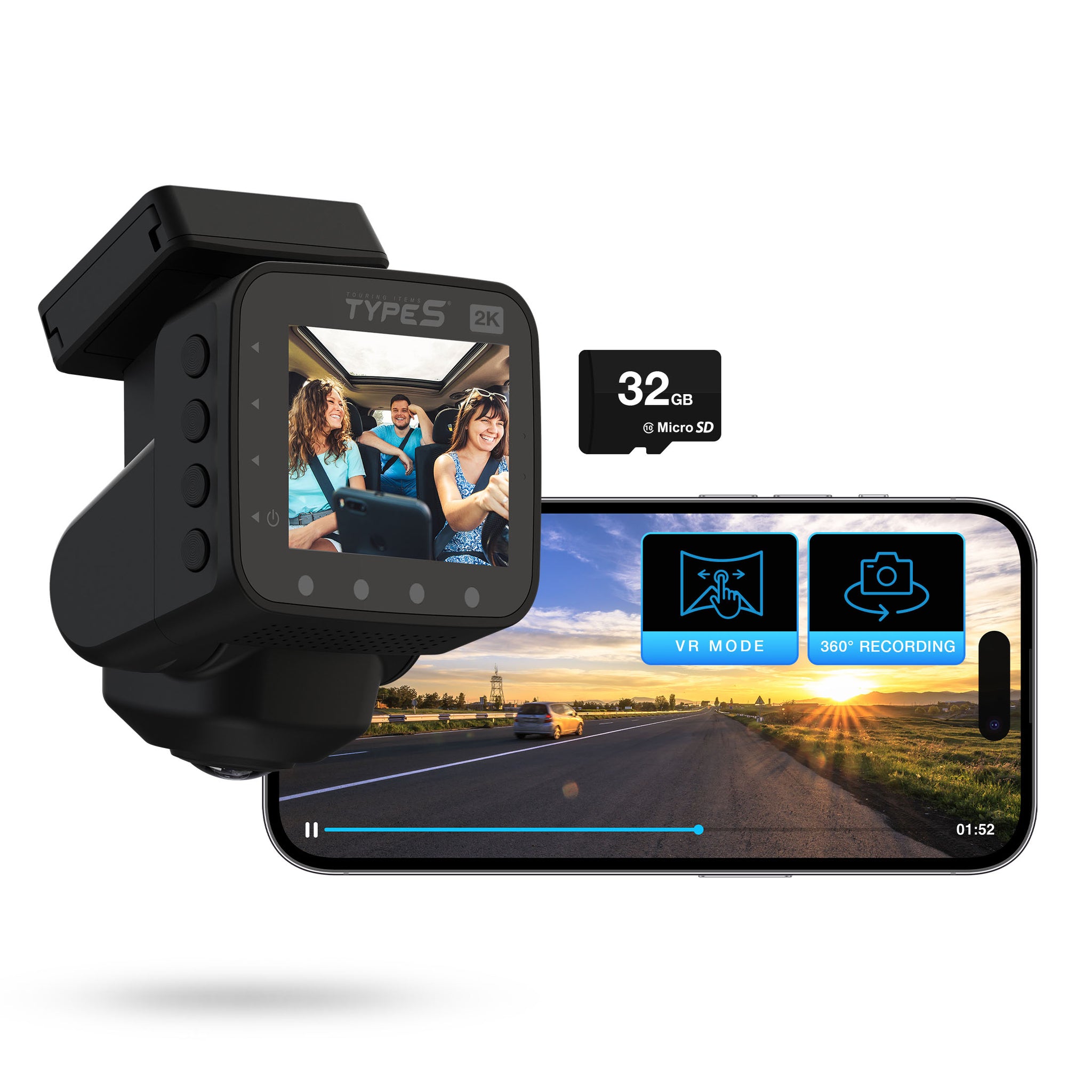 Rear Camera Touring Items Type S Dash Cam Rearview Mirror Types