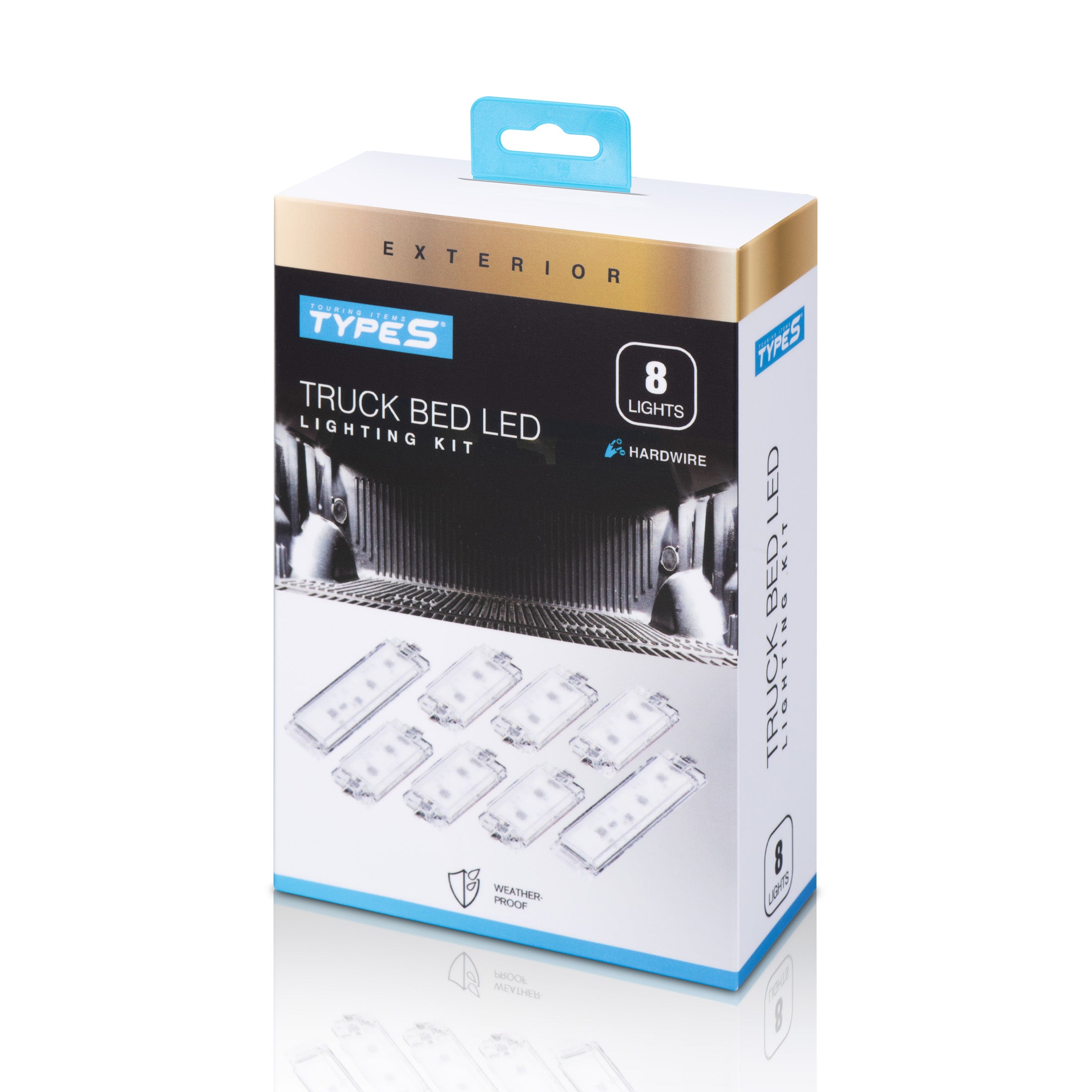 8-Light Truck Bed LED Lighting Kit