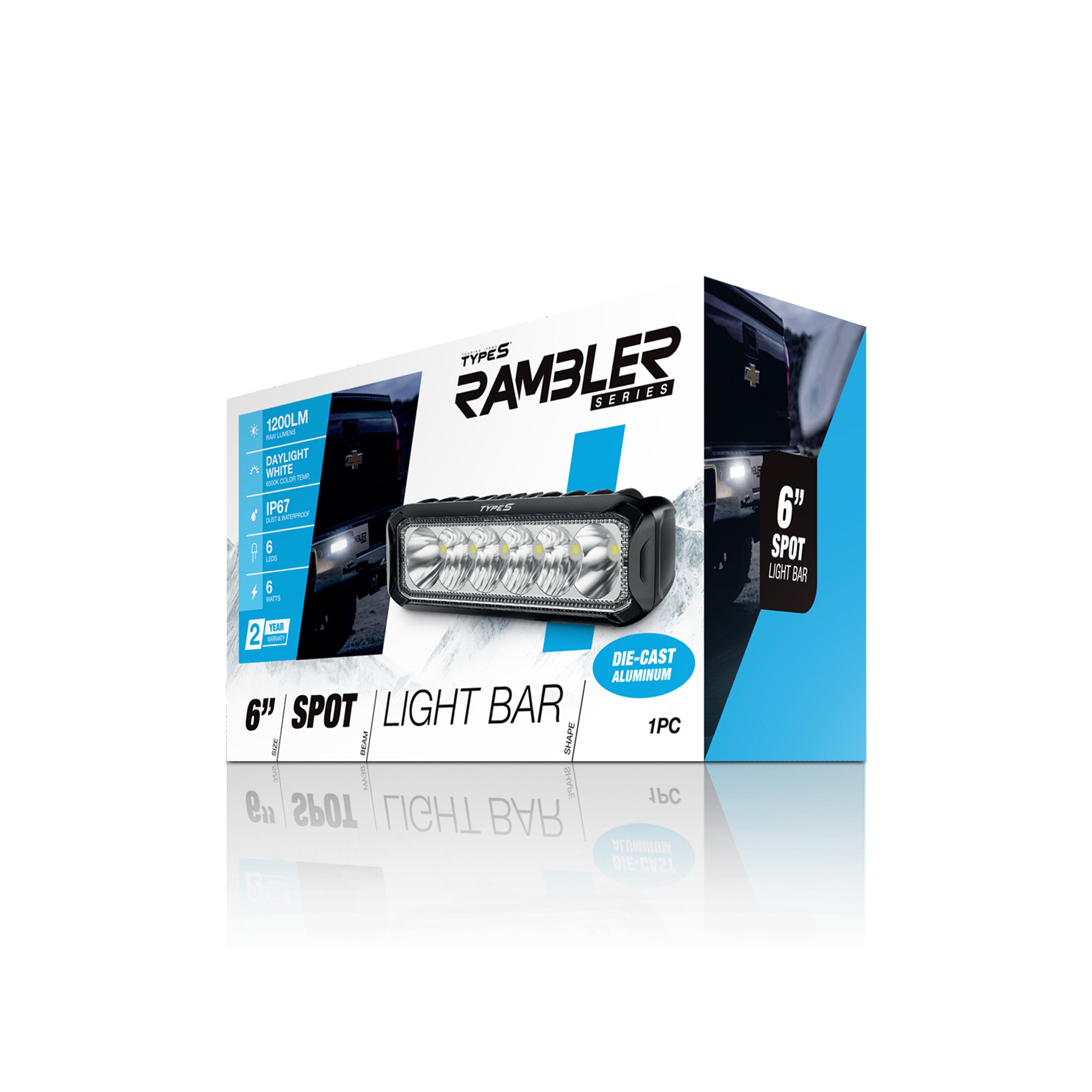 6 inch Spot Light Bar