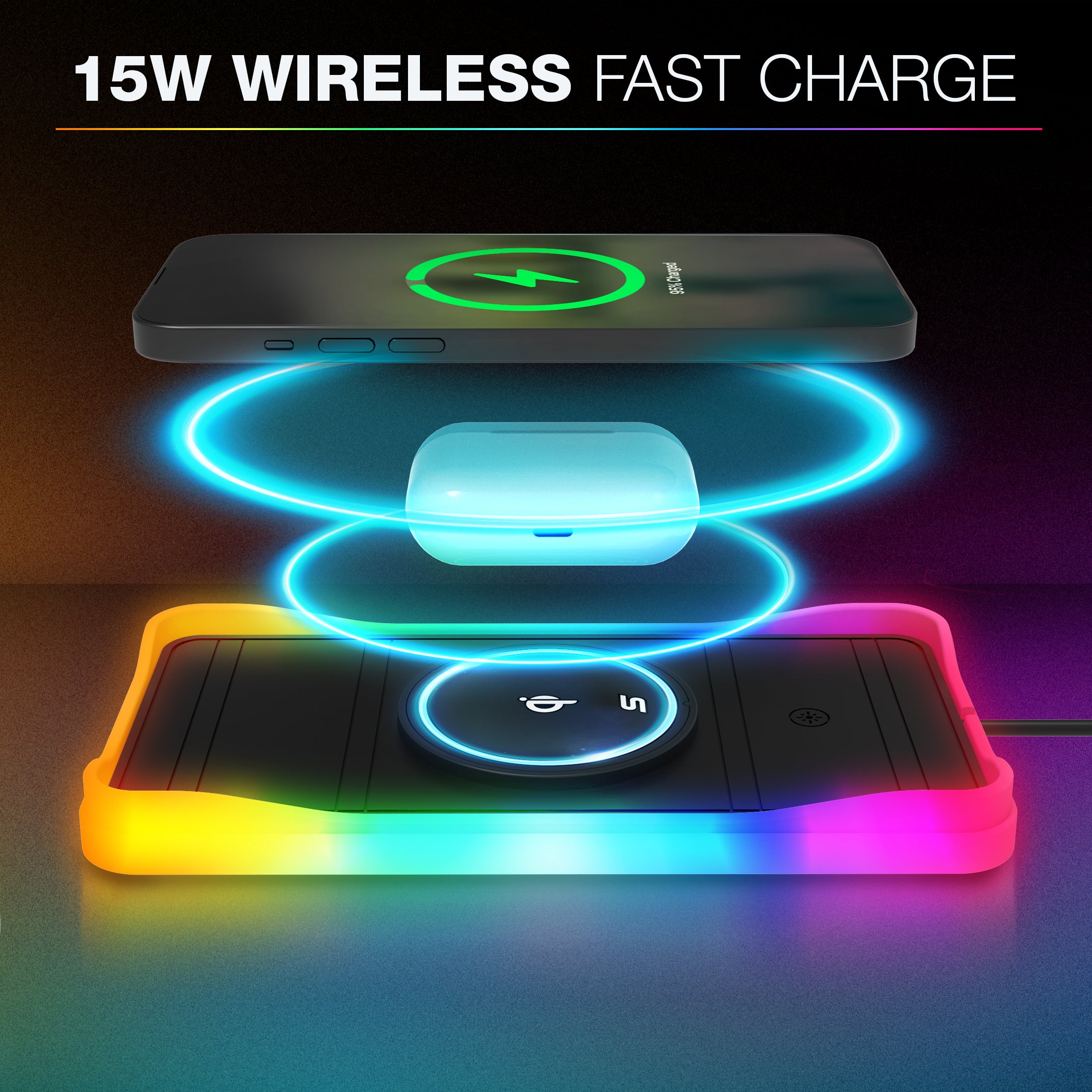 TYPE S Charge & Glow Wireless Charging Powerpad