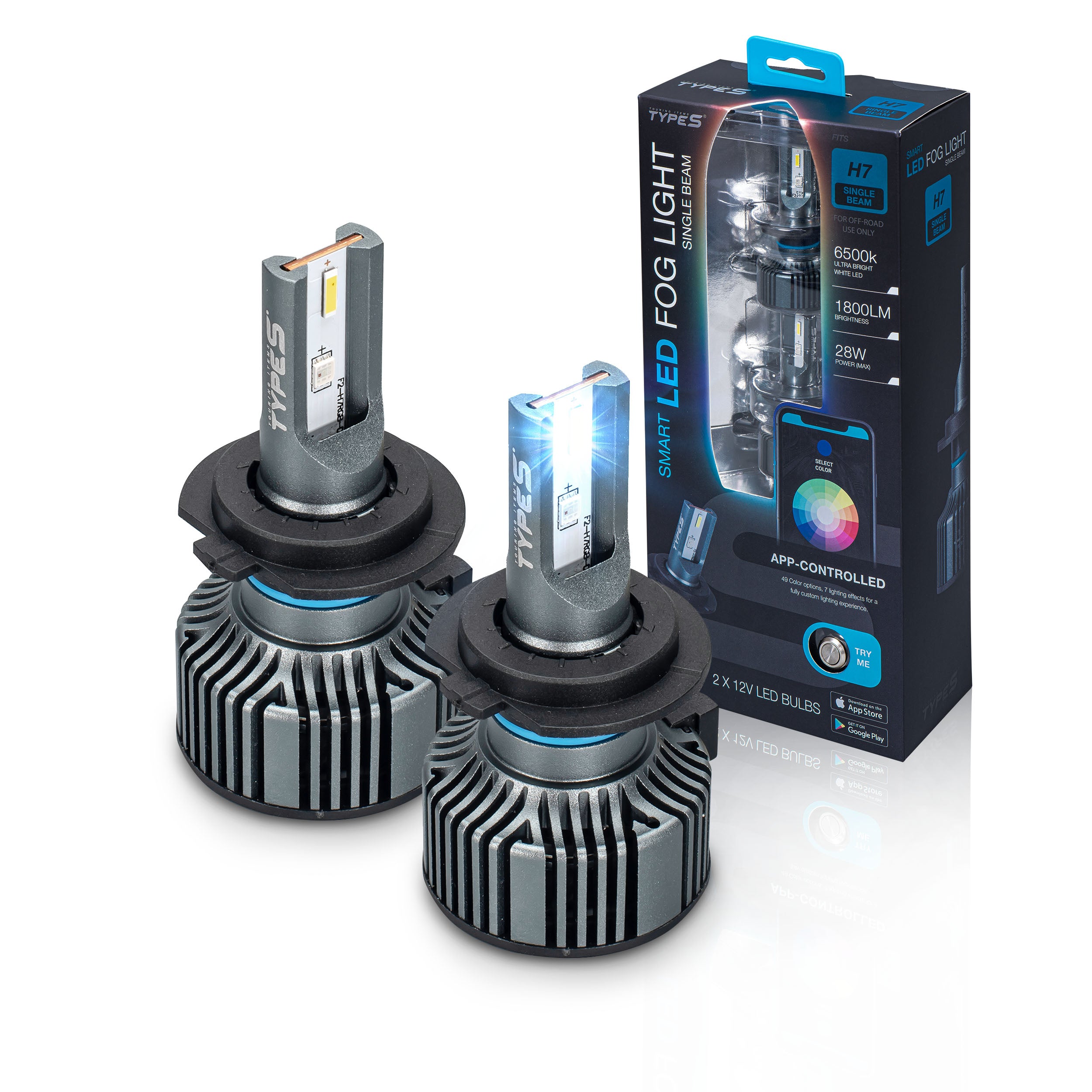 SMART ULTRABRIGHT LED FOG LIGHTS - H7