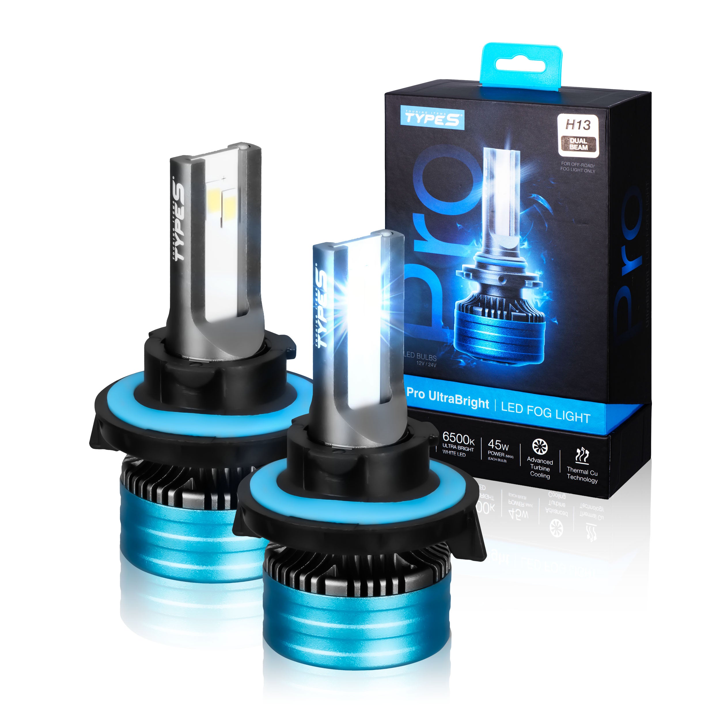 PRO ULTRABRIGHT LED FOG LIGHT SET - H13