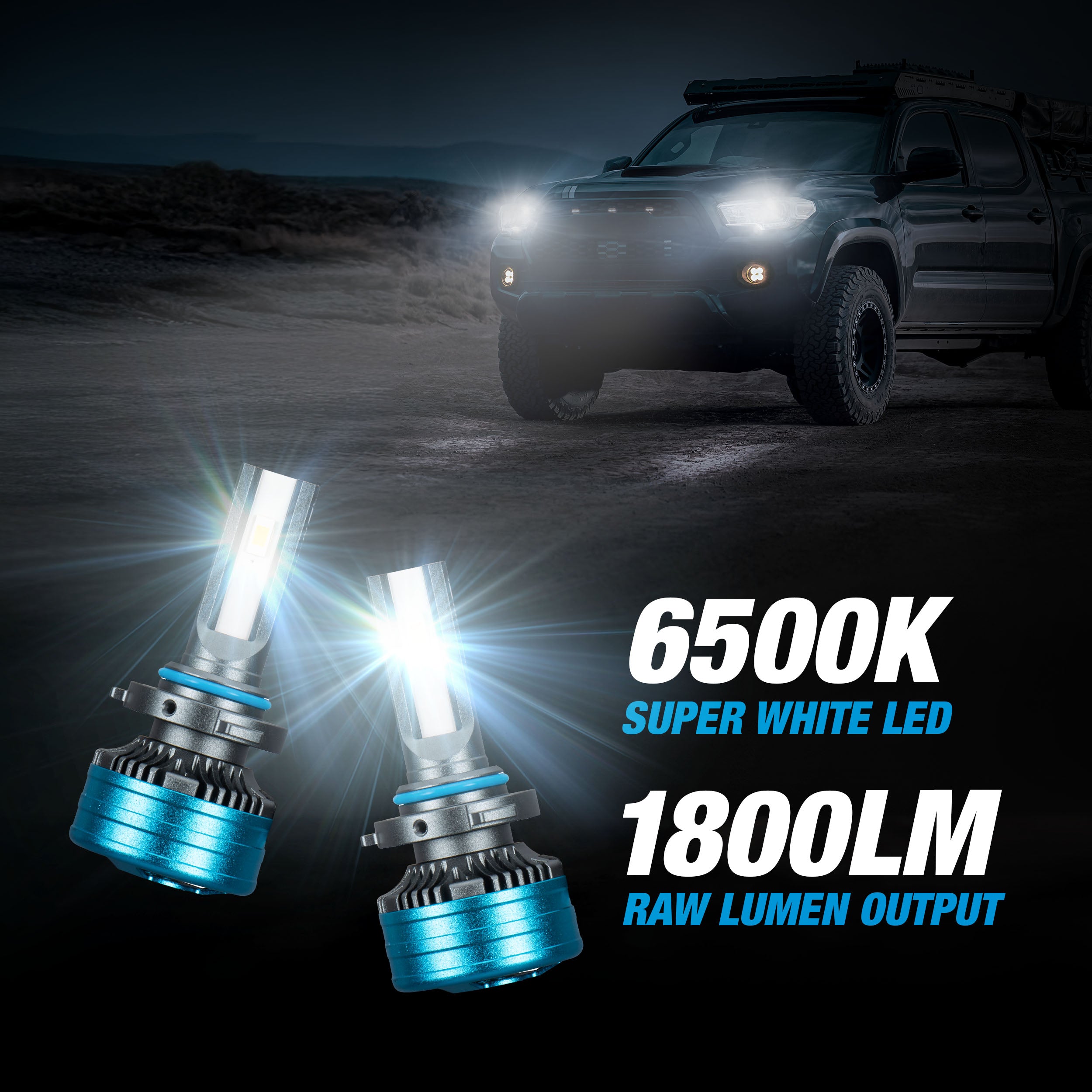 PRO+ ULTRABRIGHT LED FOG LIGHT SET - H13 / 9008