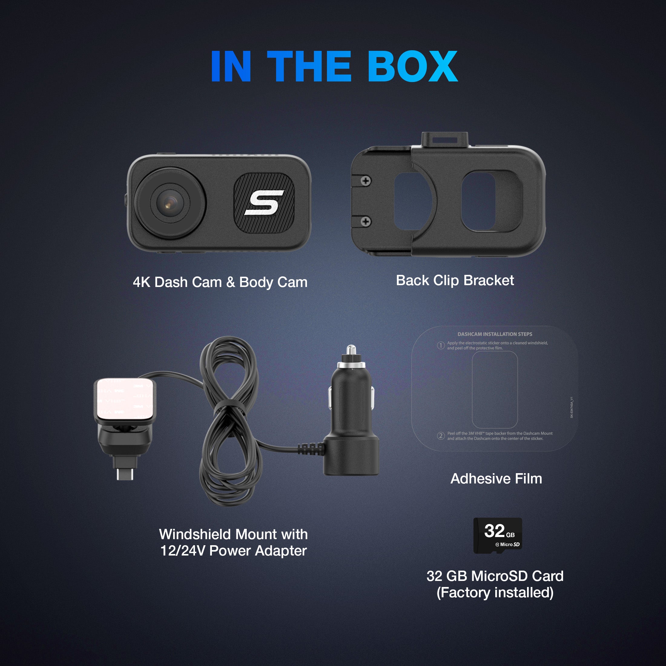 4K Mini Dash Body Cam