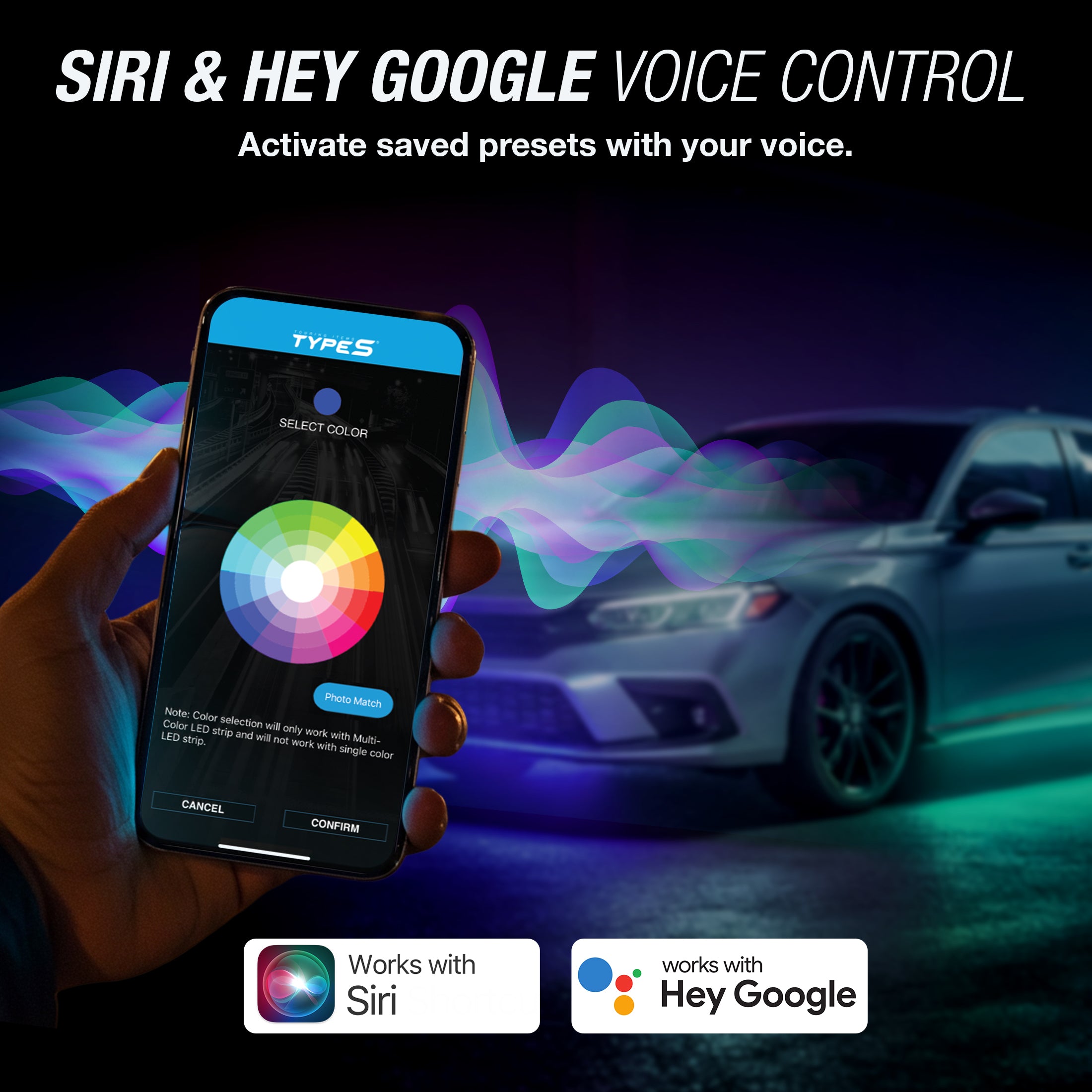 TYPE S Formula DRIFT Pro Series PSL Smart Side-Glow (Sides Only) Kit