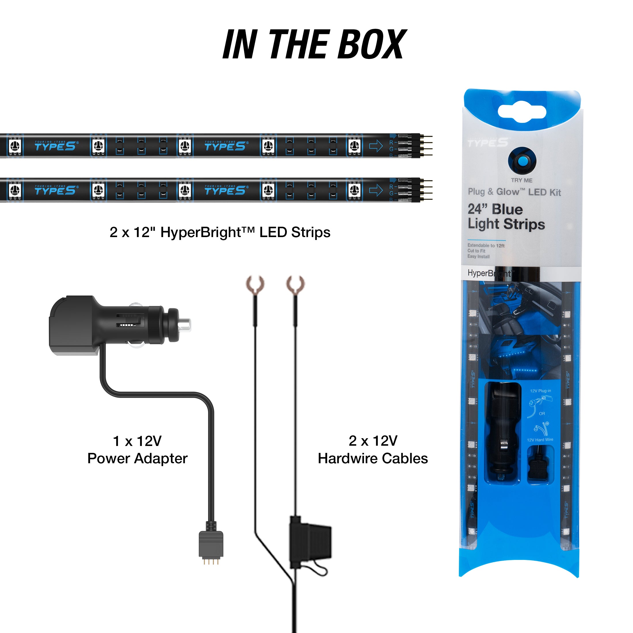 TYPE S HyperBright™ 24" LED Lighting Kit (Blue)