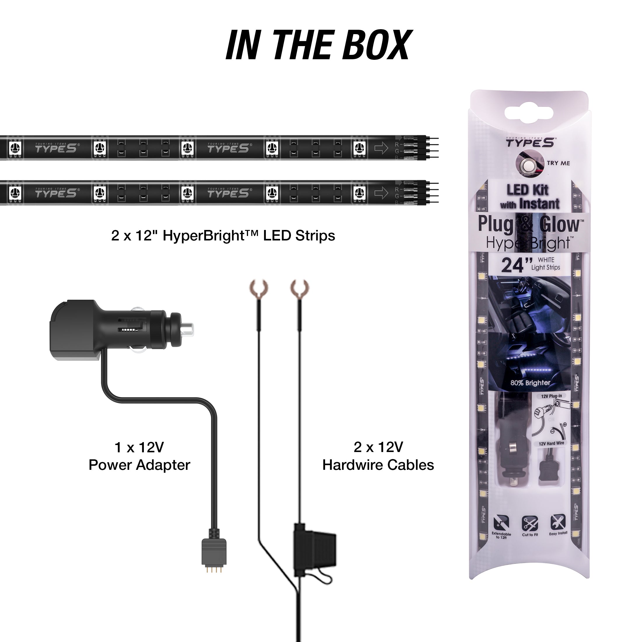 TYPE S HyperBright™ 24" LED Lighting Kit (White)
