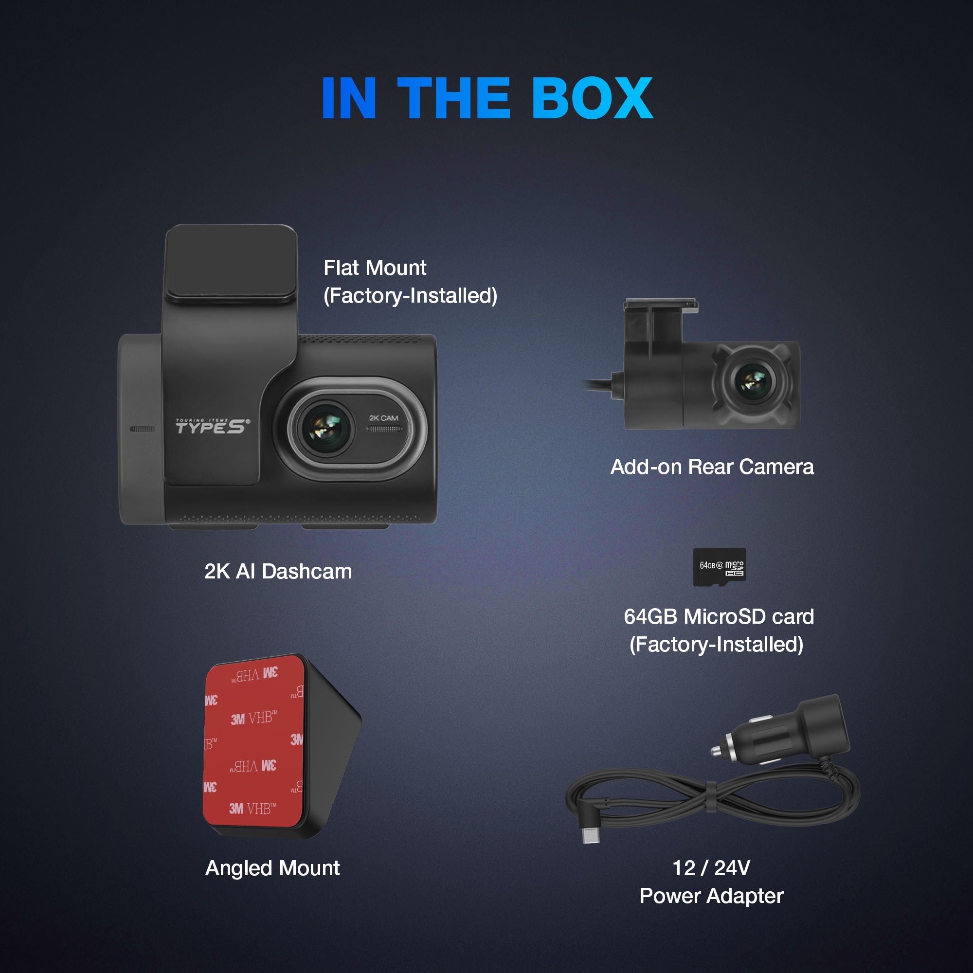 TYPE S T200 PLUS Full-Coverage AI Dash Cam with AI-Powered Advanced Driver Assistance