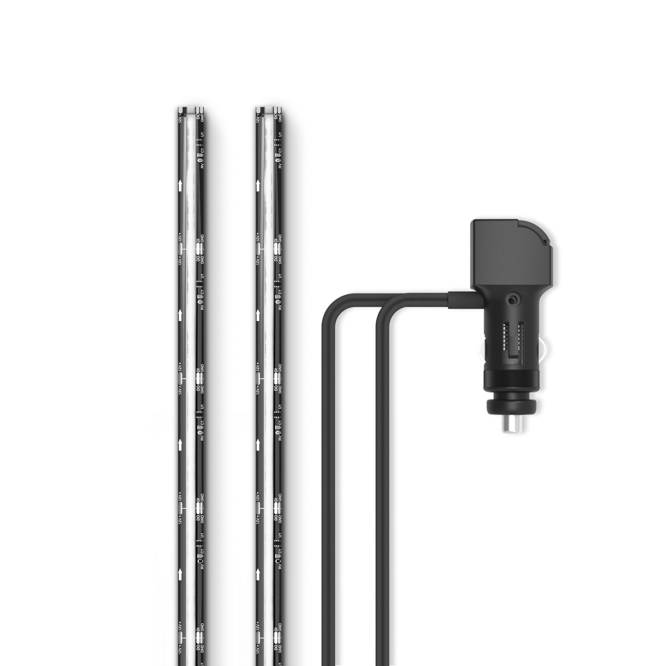 Infinite Glow 24 inch White Color LED Kit with Extendable Light Sync Technology