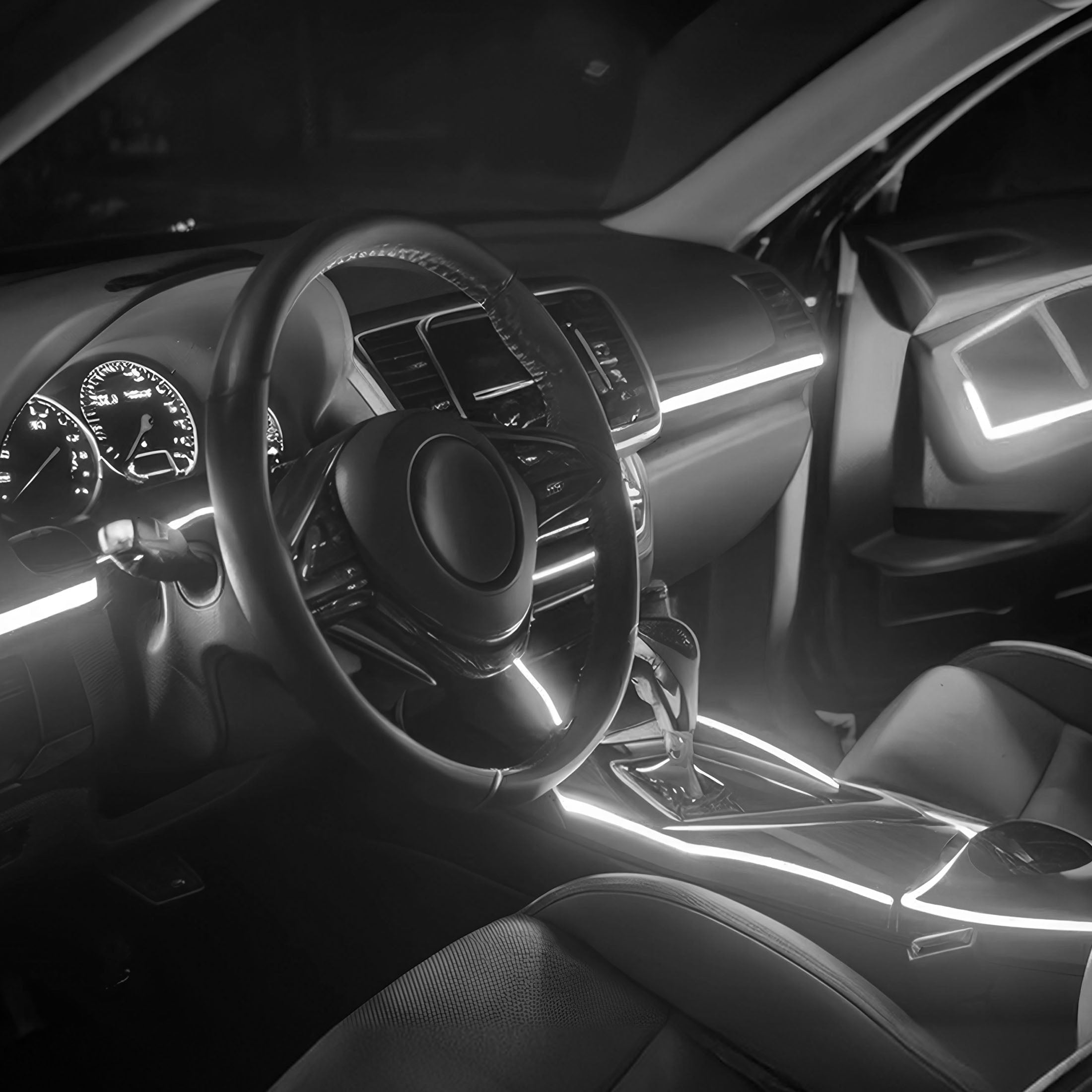 Infinite Glow 24 inch White Color LED Kit with Extendable Light Sync Technology