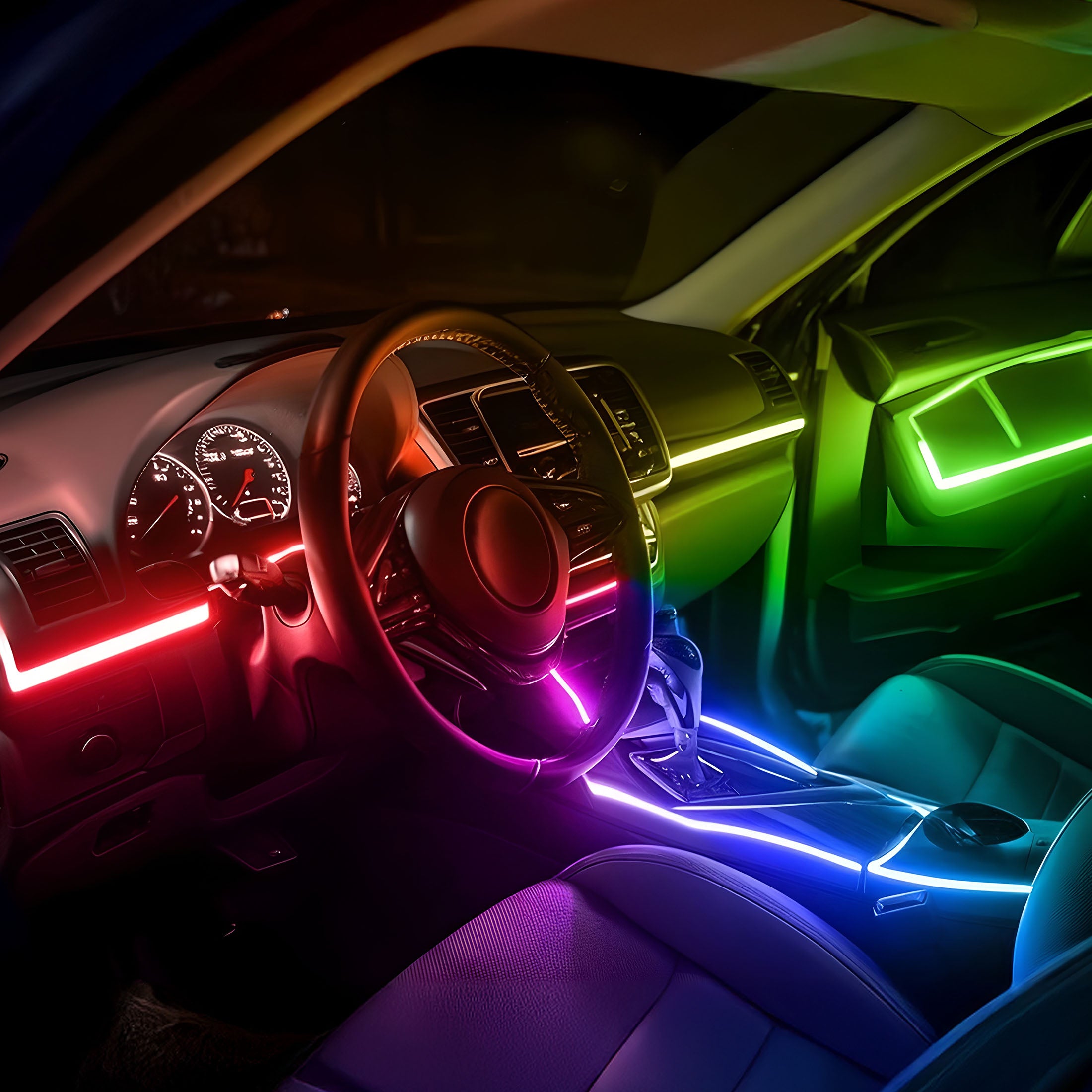 Infinite Glow 12-Inch LED Extendable Interior Light Strip
