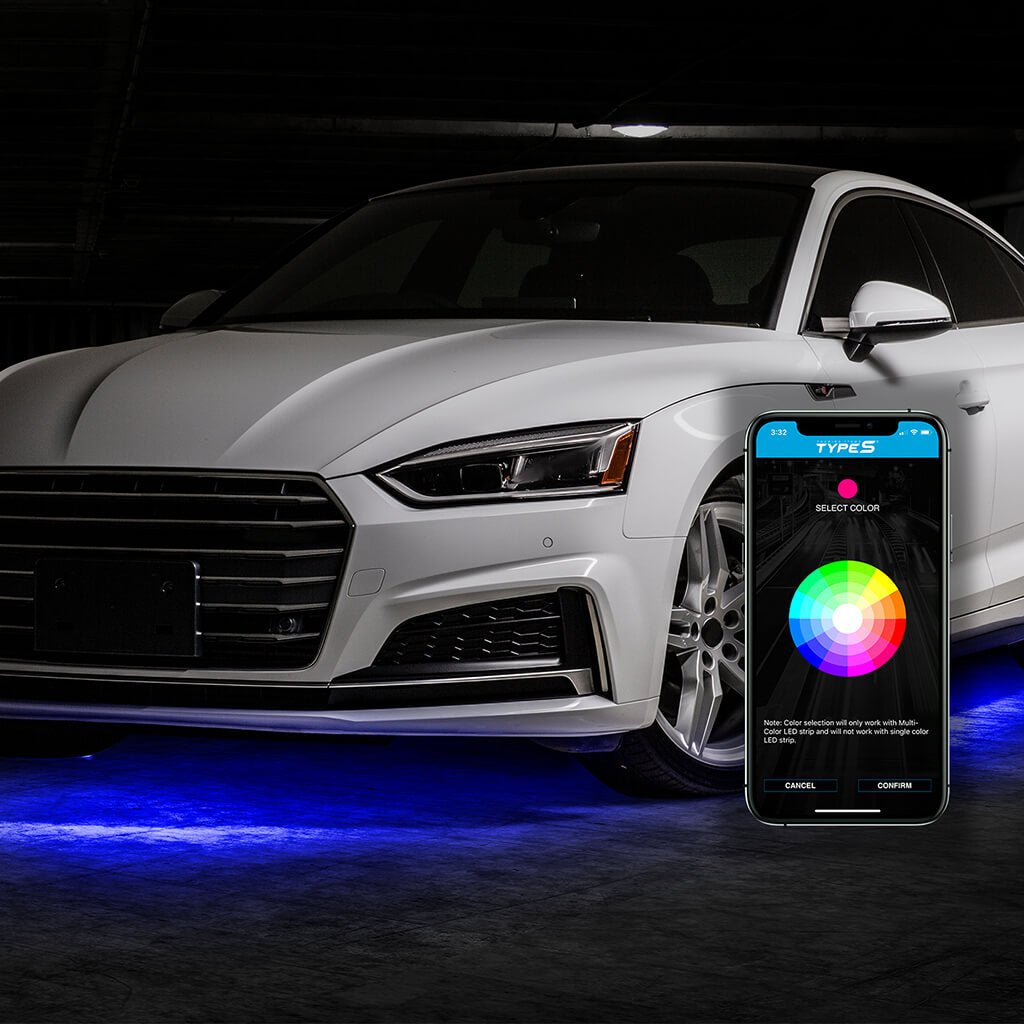 72 Smart Exterior LED Lighting Kit - Underglow Car Lights