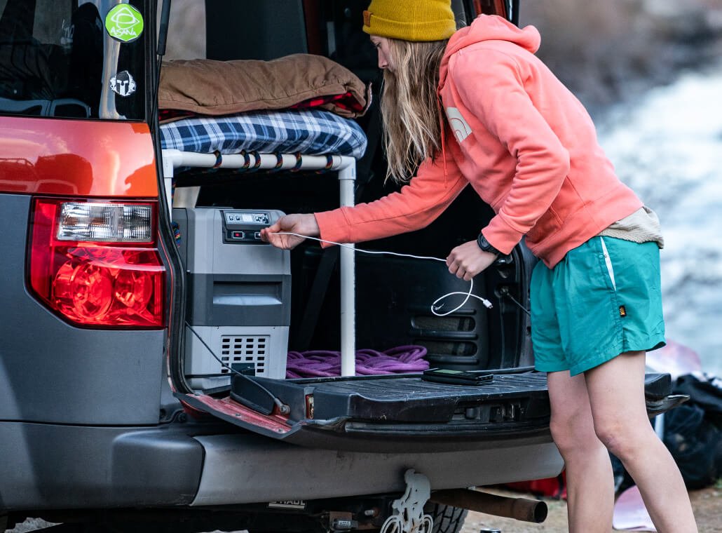 TYPE S Blizzard Box® 22QT / 21L Portable Electric Cooler with USB Charging - TYPE S Touring Items-AC58153TS-1