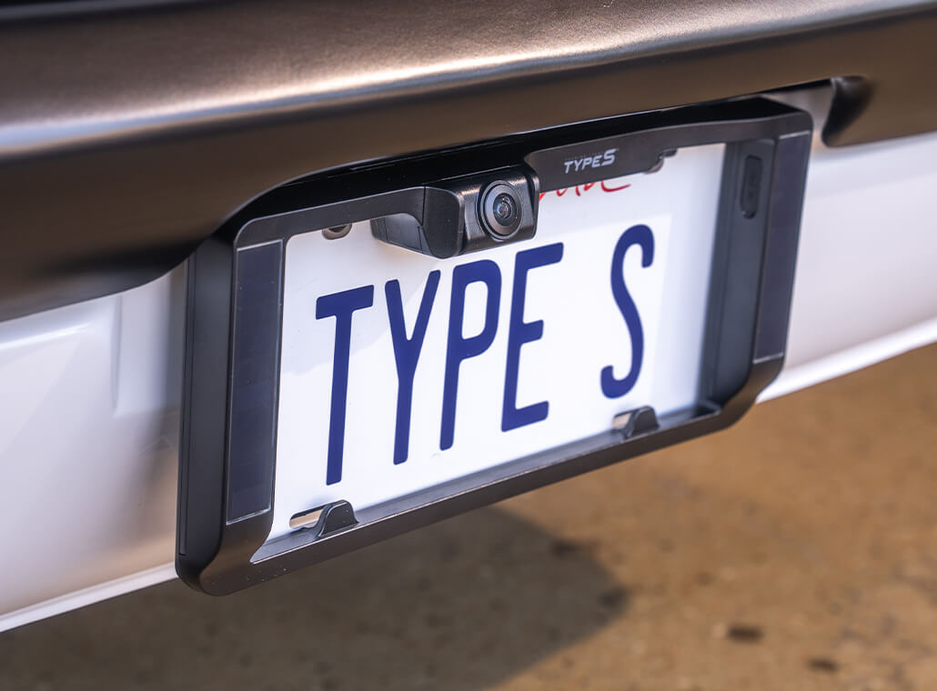 TYPE S HD Solar-Powered Backup Camera With 6" HD Monitor and Adjustable Lens - TYPE S Touring Items-BT533080-1