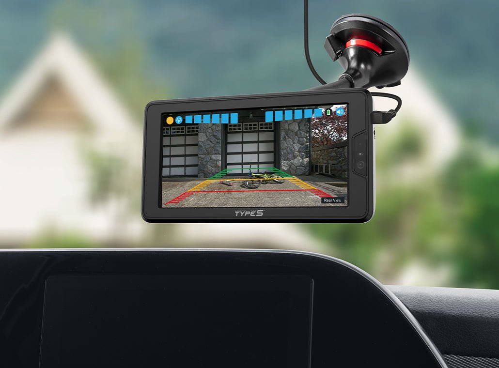 TYPE S HD Solar Powered Wireless Add-on Backup Camera with Ultrasonic Backup Sensor - TYPE S Touring Items-BT532858-1