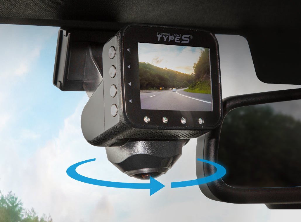 360 Grad Dashcam mit Rundum Blick » Full HD » TYPE S TravCa Dash 360 - TYPE  S®