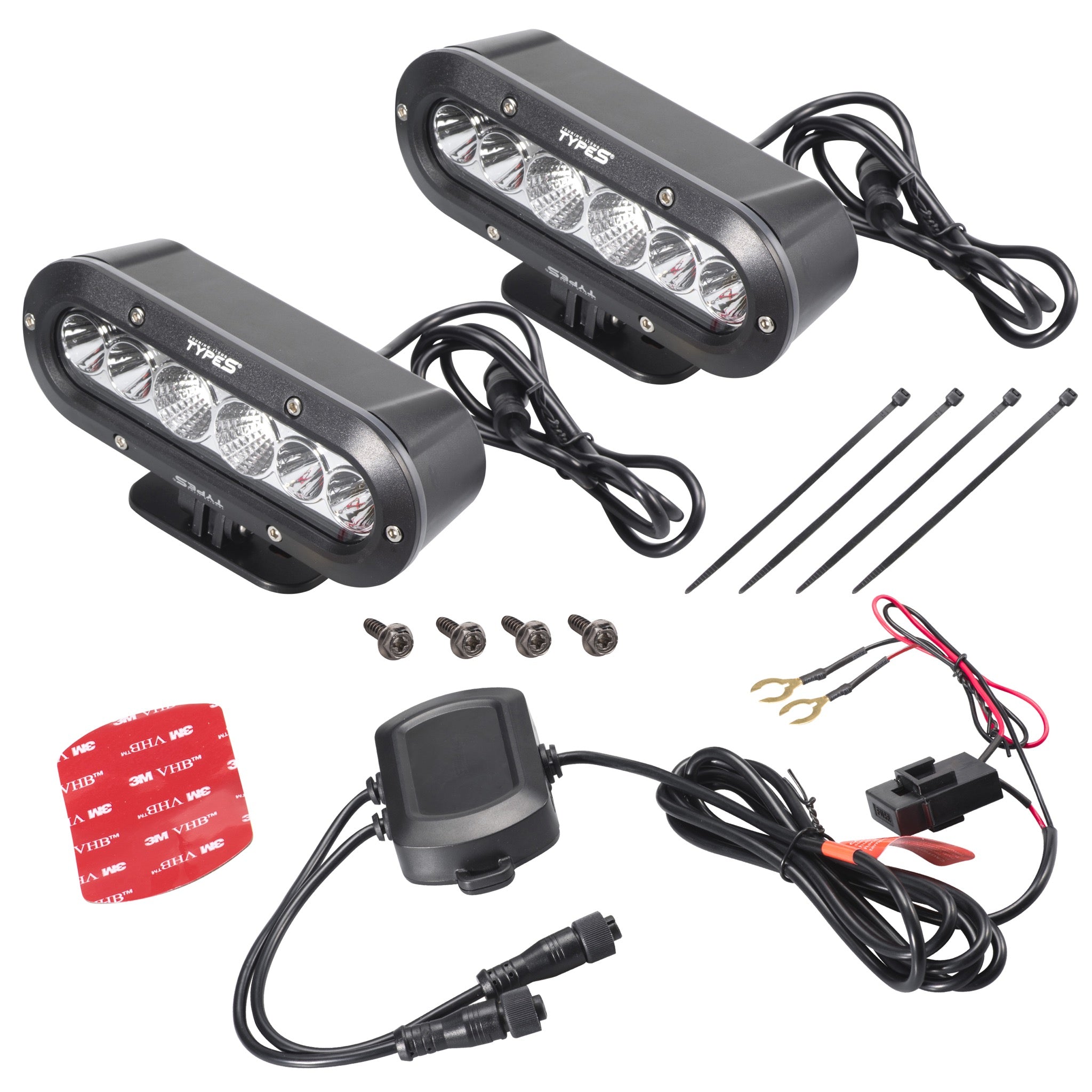 TYPE S Plug & Glow™ App-Controlled 6" Smart Running Light Kit - TYPE S Touring Items-LM55884-6