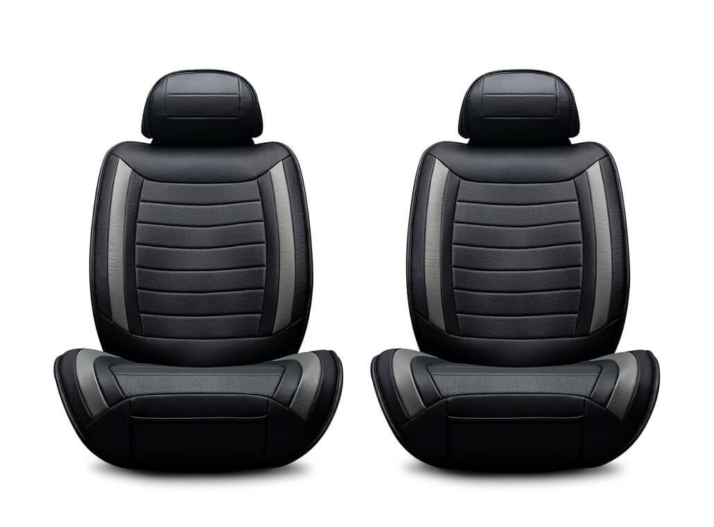 TYPE S Premium Comfort Faux Leather Seat Cover 2 Piece - TYPE S Touring Items-SC532862A-2
