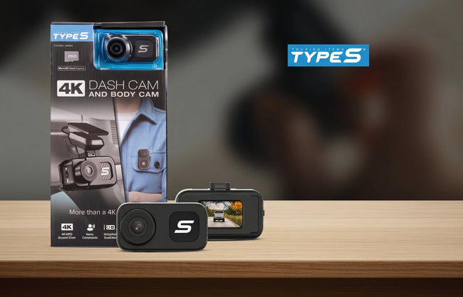 Meet the TYPE S 4K Mini Dash & Body Cam: One Camera, Two Ways to Record