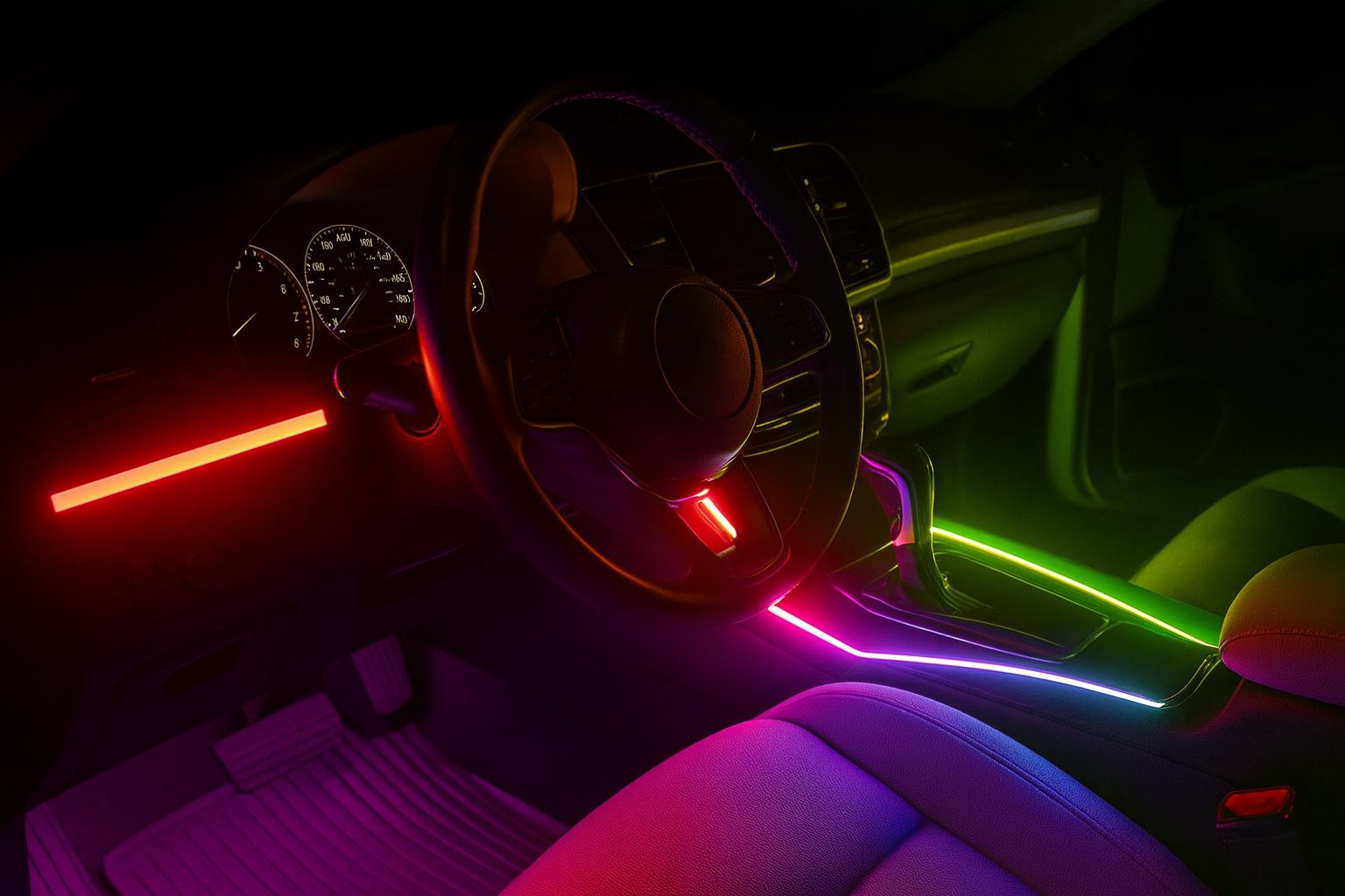 How to add LED Car Lighting in Under 5 Minutes (No Tools Needed) - Par