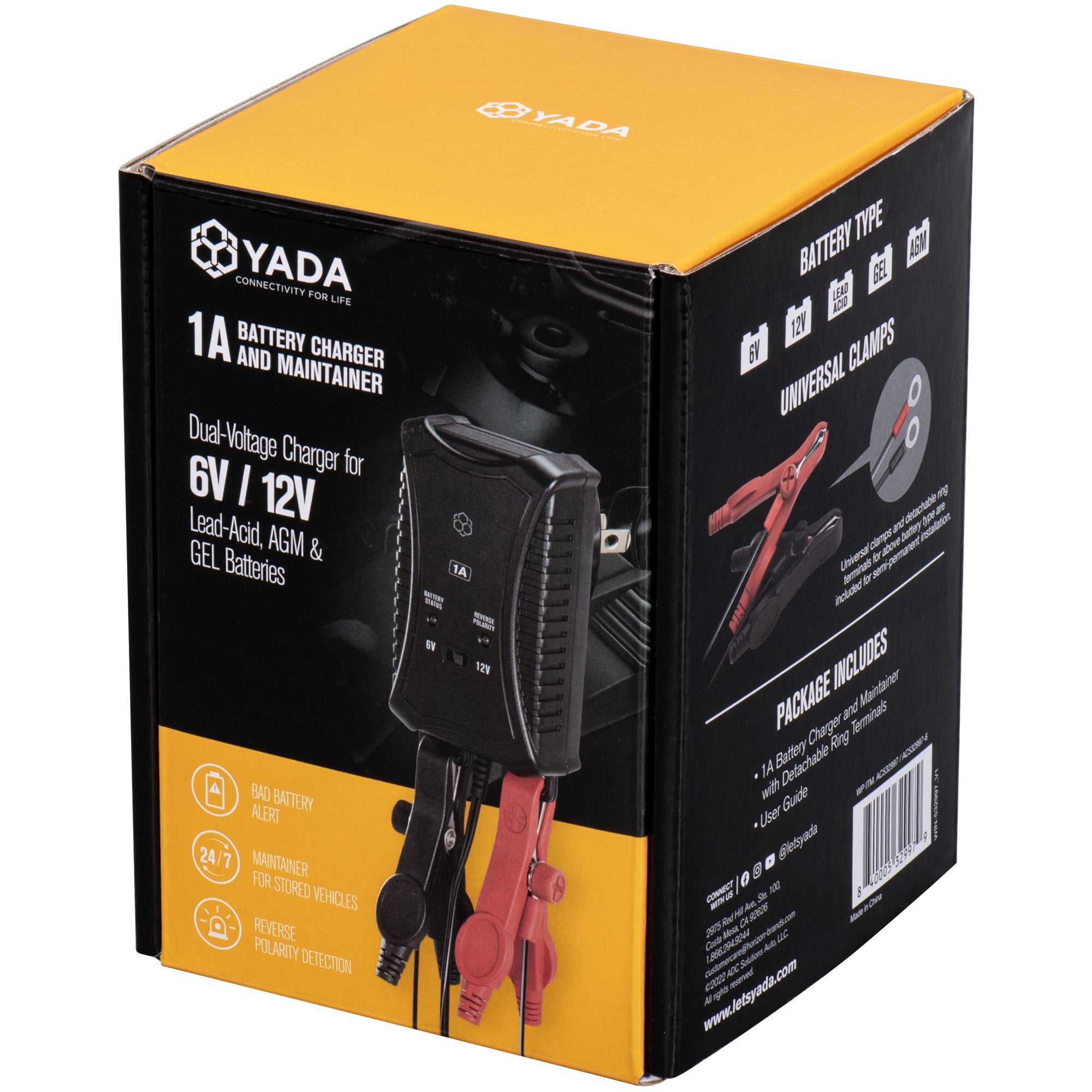 YADA 15A Battery Charger and Maintainer