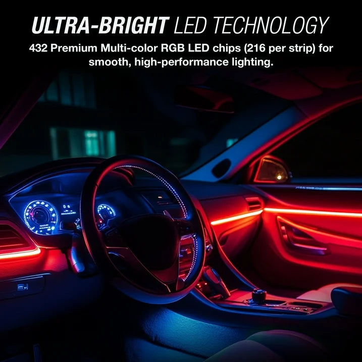 Infinite Glow Interior Car Lighting