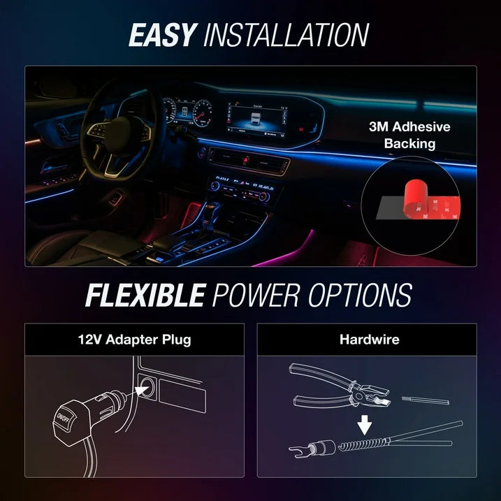Infinite Glow Interior Car Lighting
