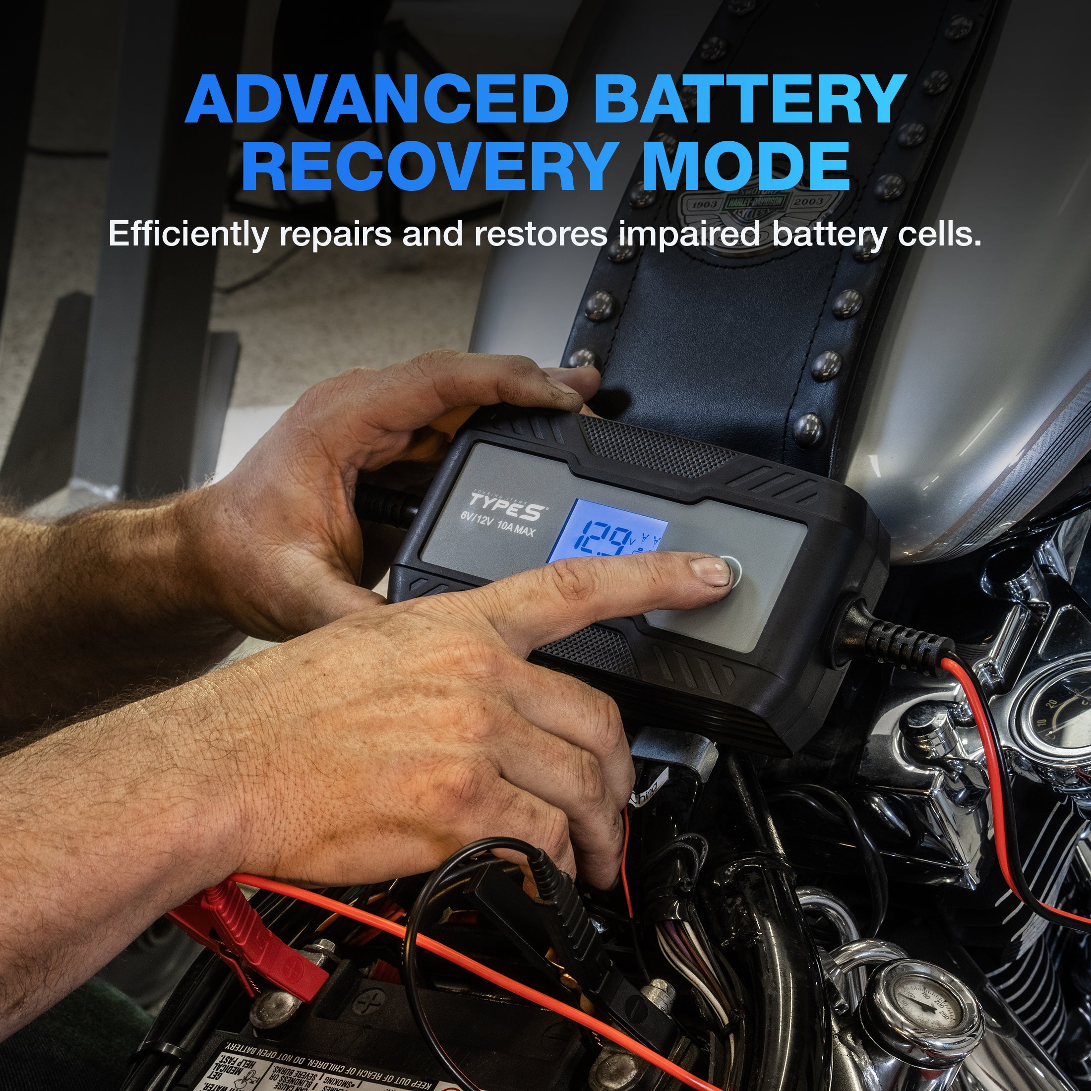 TYPE S 10A Battery Charger & Maintainer