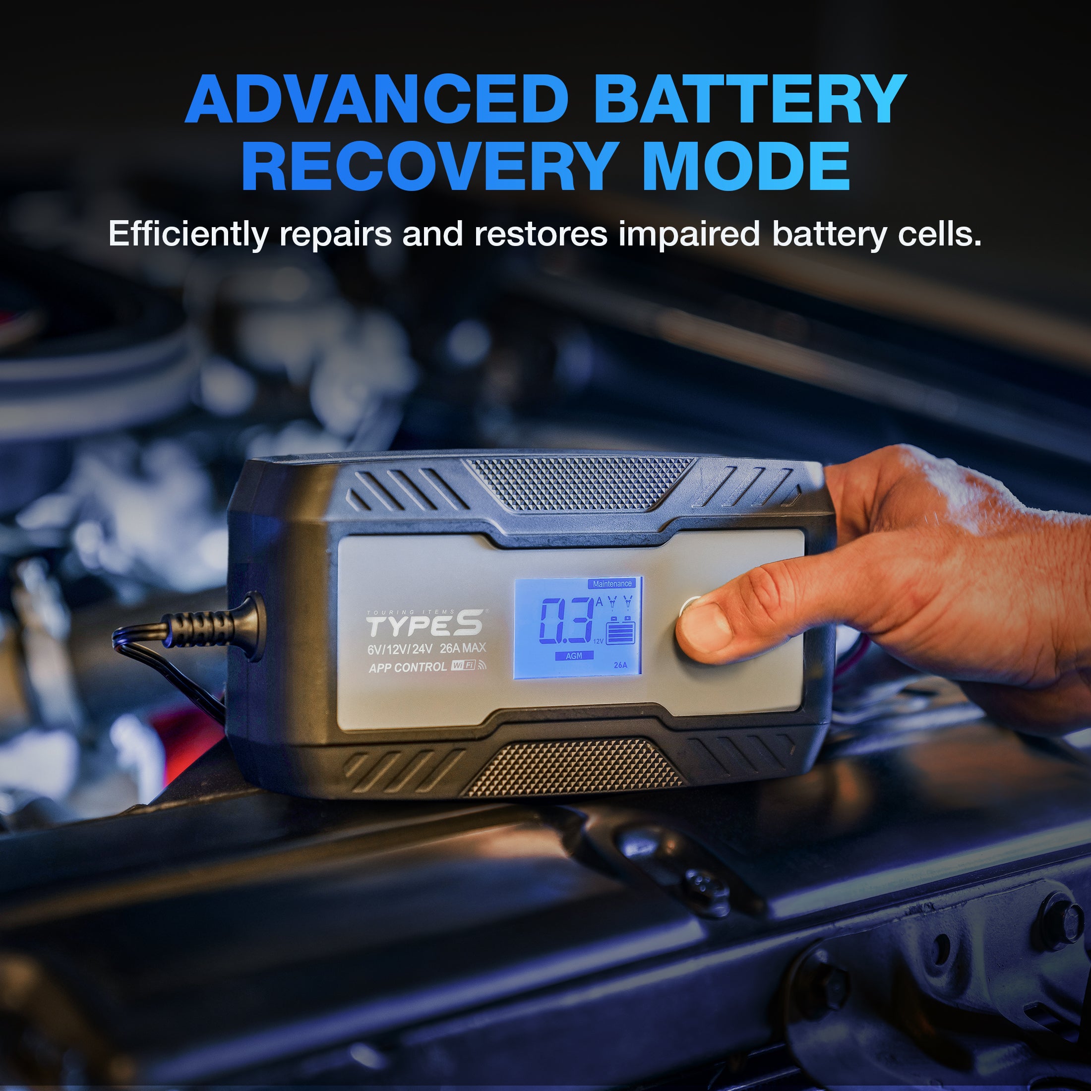 TYPE S 26A Battery Charger & Maintainer