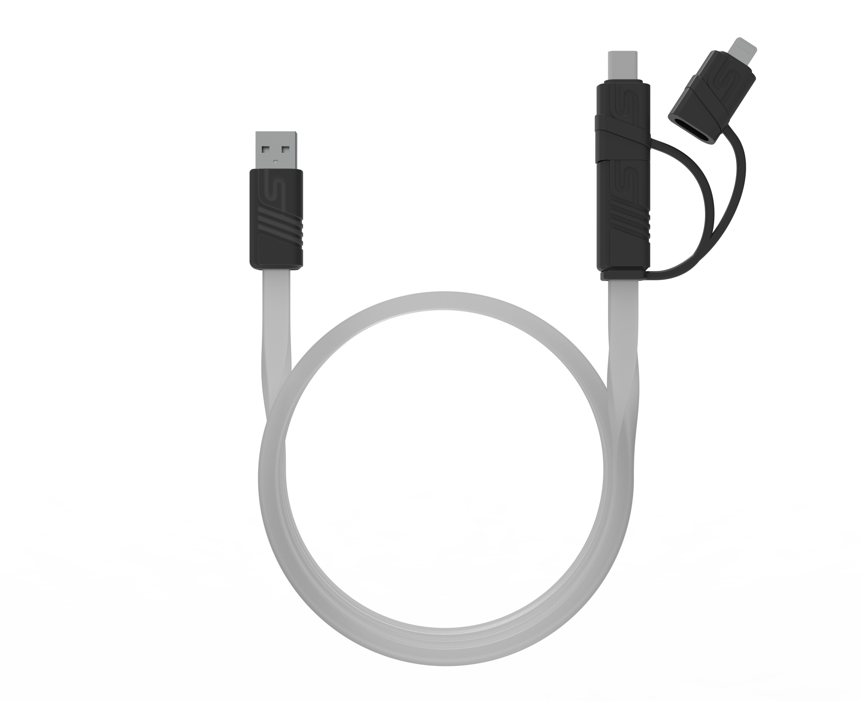 USB-A to USB-C LED Charging Cable
