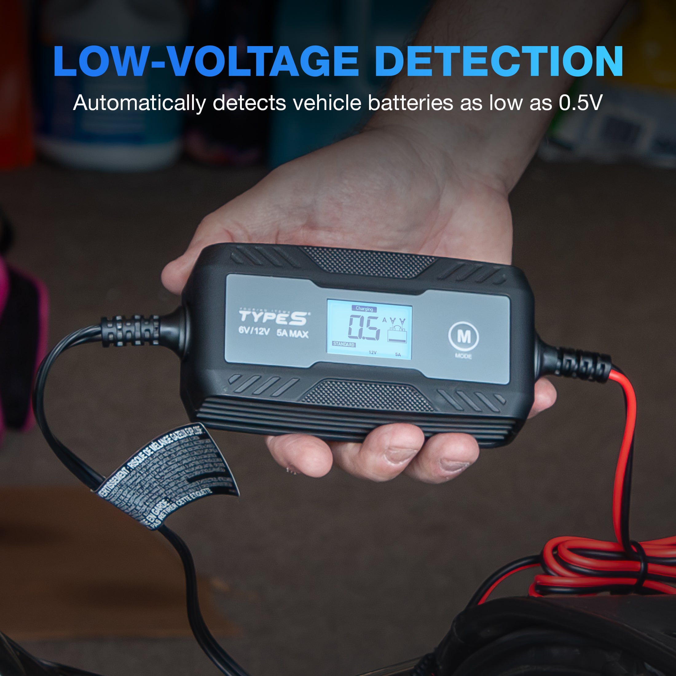 TYPE S 5A Battery Charger and Maintainer