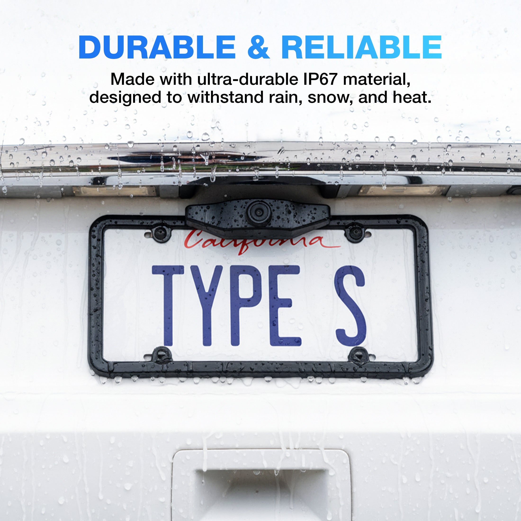 TYPE S HD Backup Camera With 5" Monitor