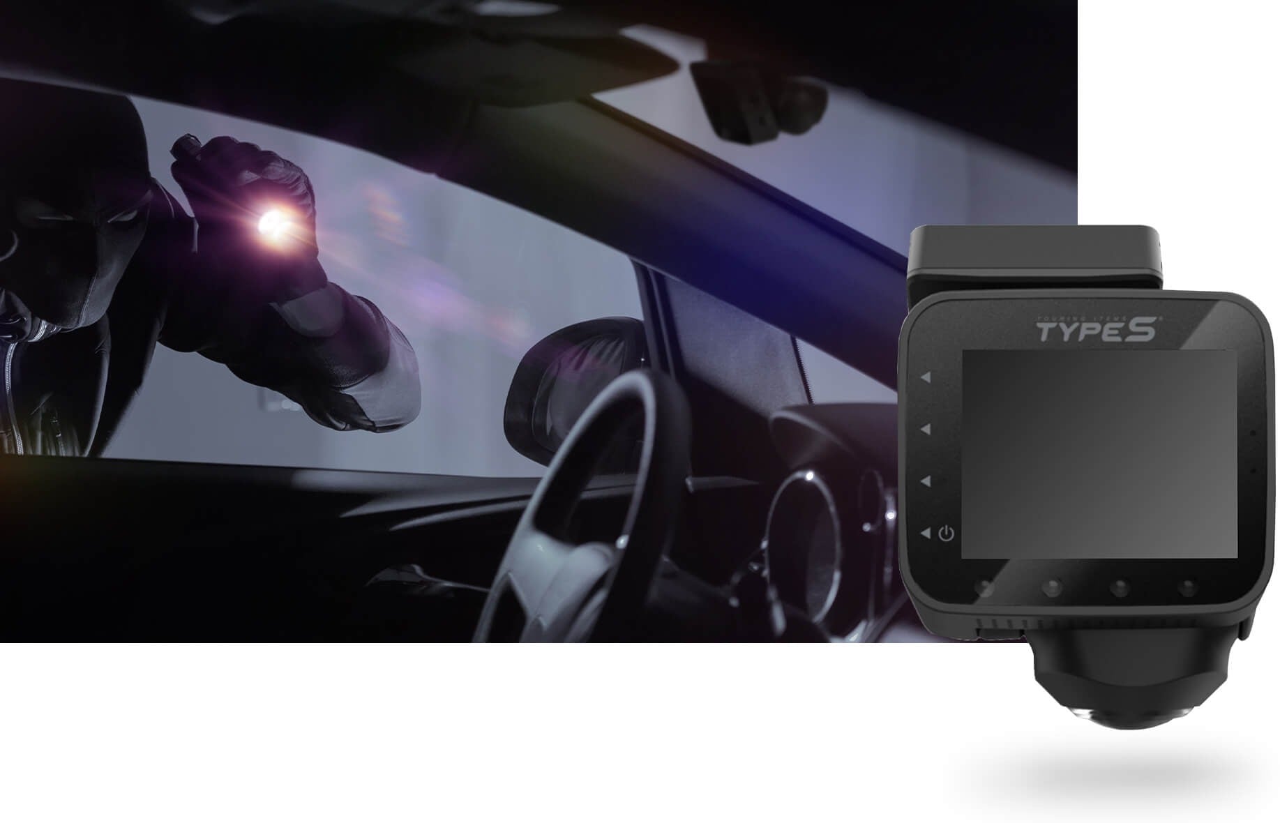 TYPE S 360 Dash Cam with Live Streaming (BT530211-1) | TYPE S AUTO