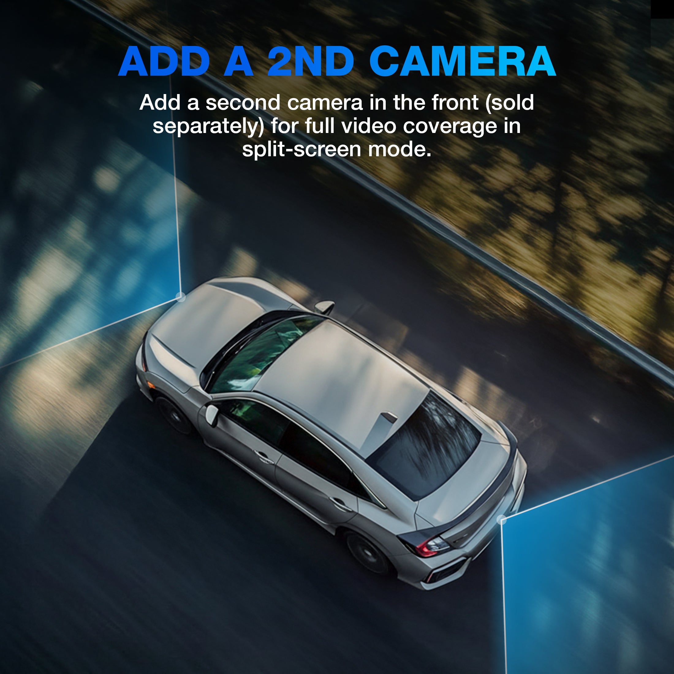 TYPE S HD Solar Powered Wireless Backup Camera with Ultrasonic Backup Sensor