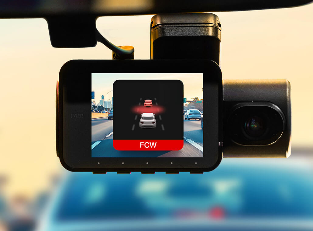 T401 4K Dual View Dash Cam with AI-Powered Driver Assistance