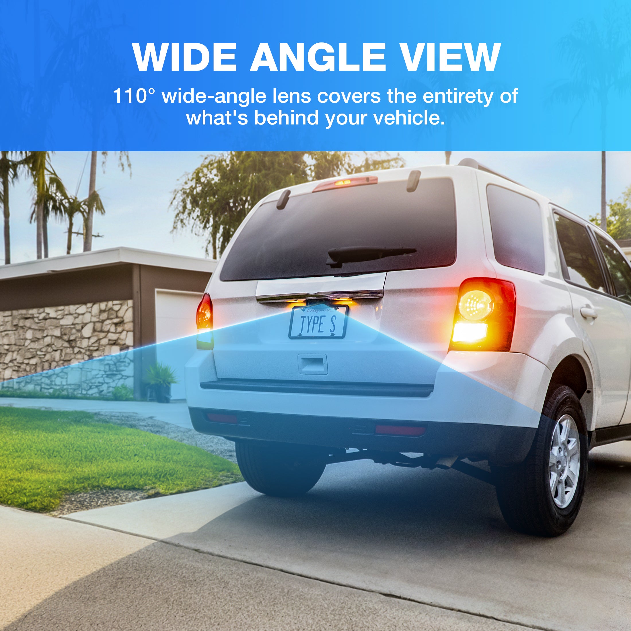 TYPE S Wireless App View Hardwired Backup Camera