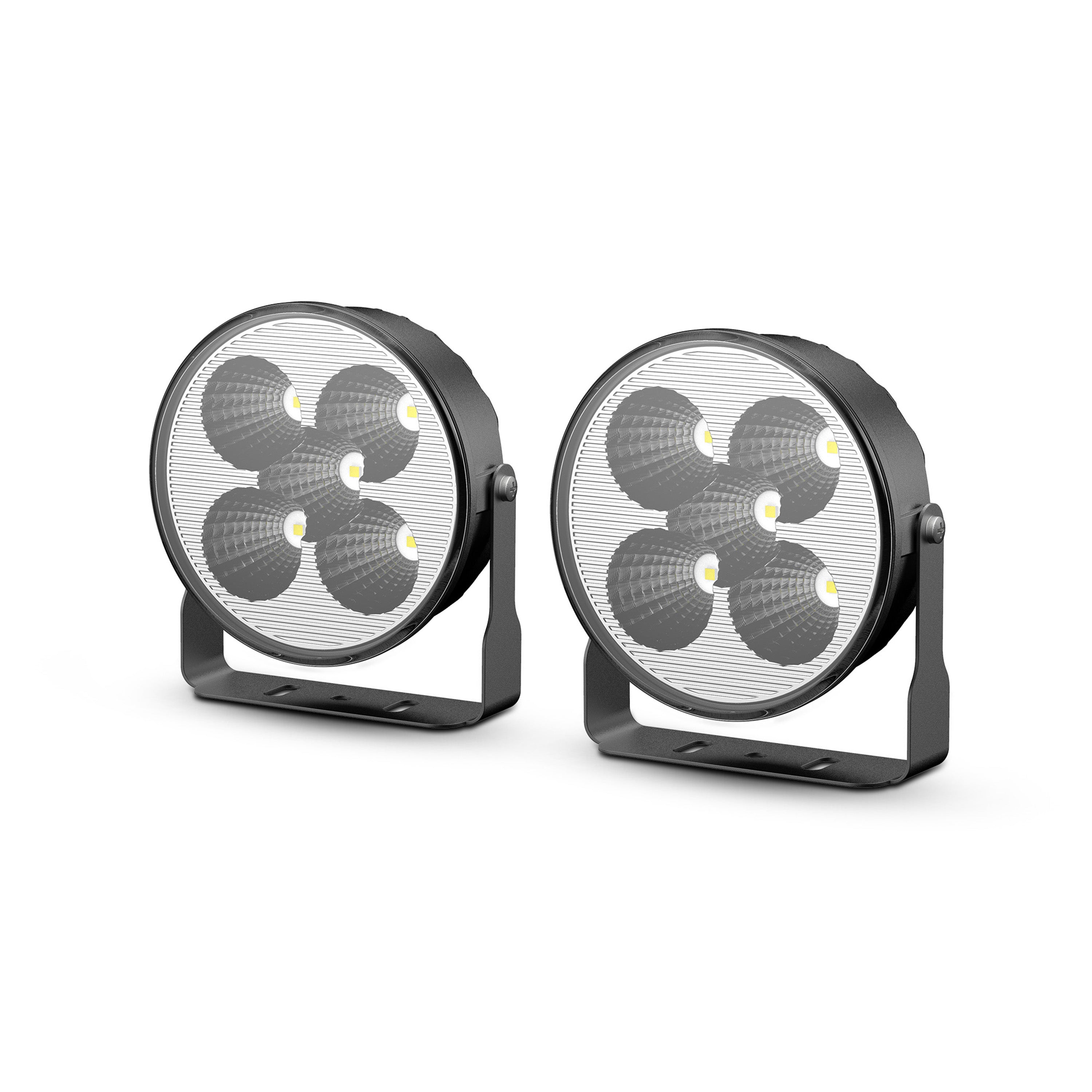 TYPE S RAMBLER 4" FLOOD ACCENT ROUND LIGHT KIT