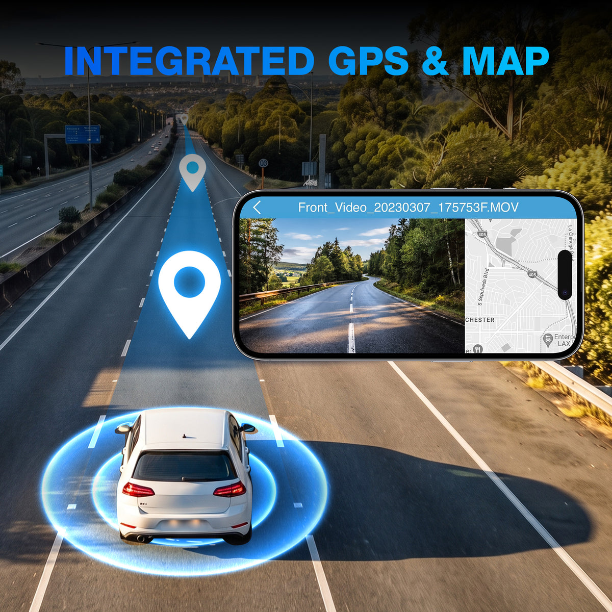 T402E Dual View 4K Dashcam With AI Triggered Smart Incident Recording