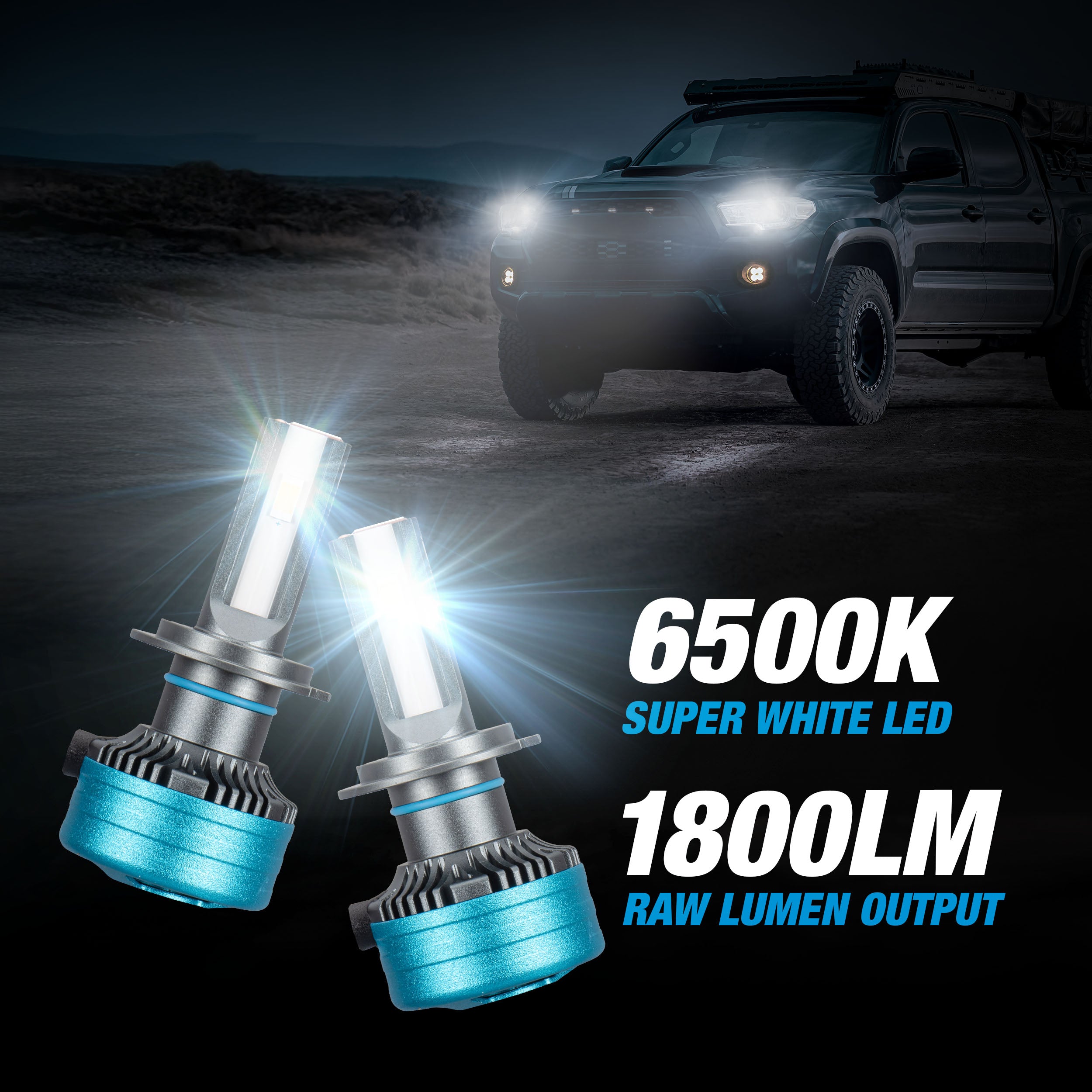 PRO ULTRABRIGHT LED FOG LIGHT SET - H7