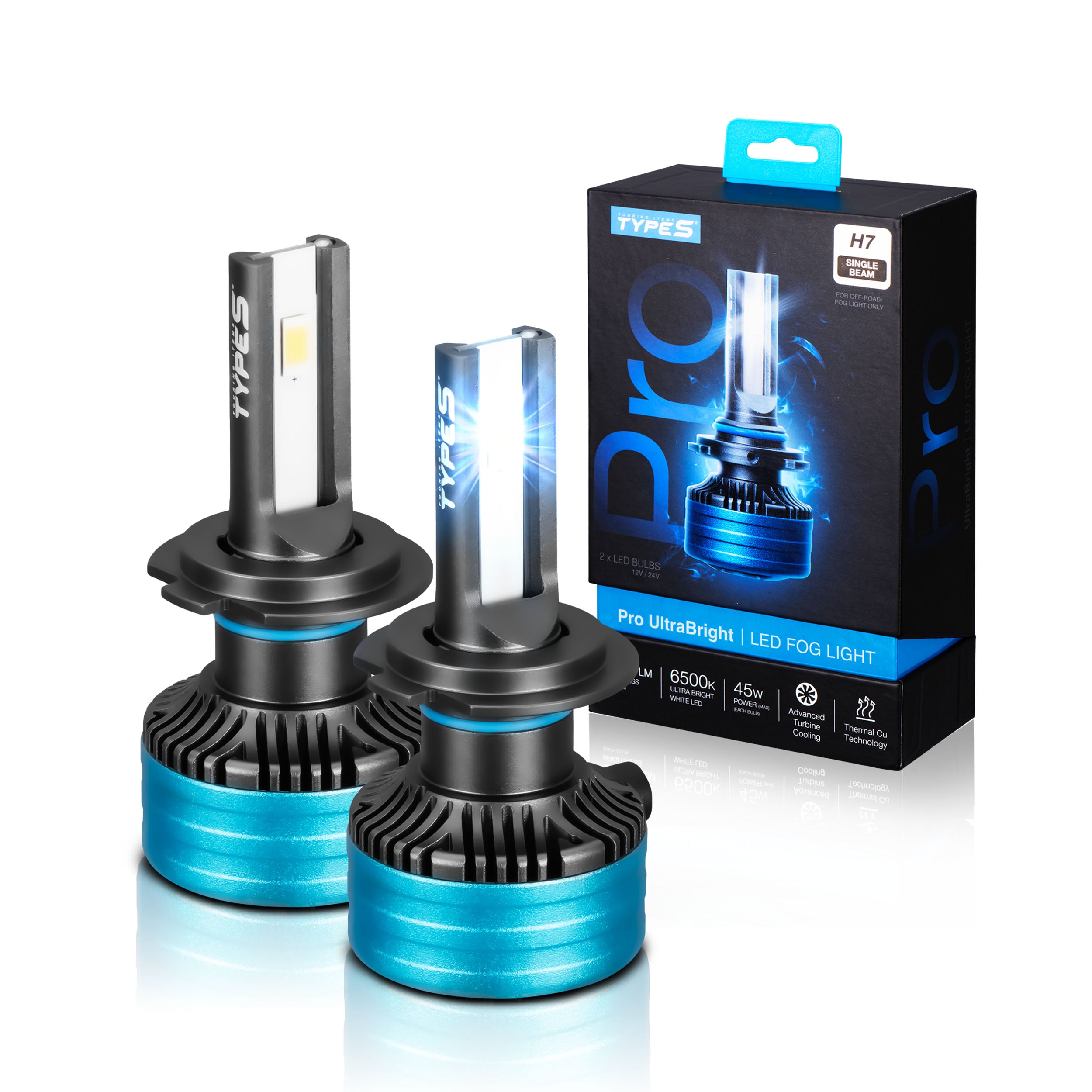 H8 / H9 / H11 / H16JP Pro+ Ultrabright LED Headlight Fog Light